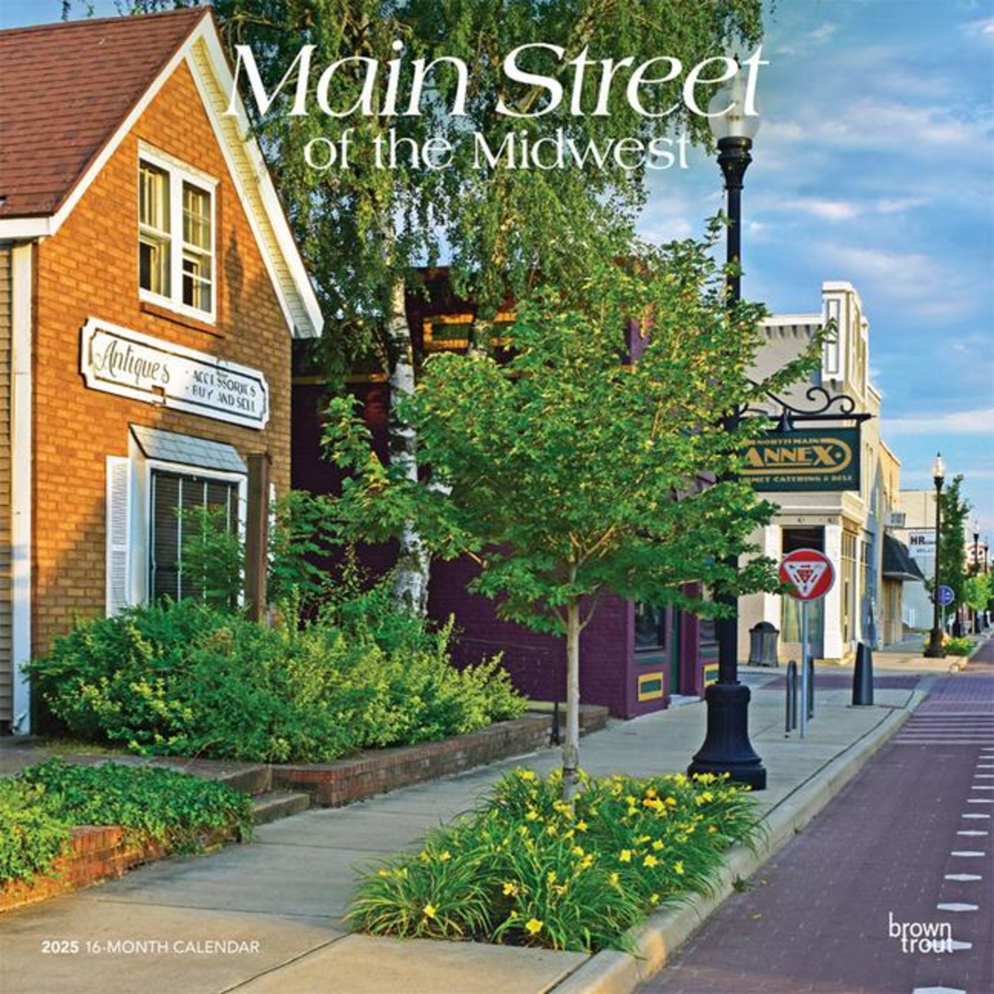 'Main Street of the Midwest 2025 12 X 24 Inch Monthly Square Wall