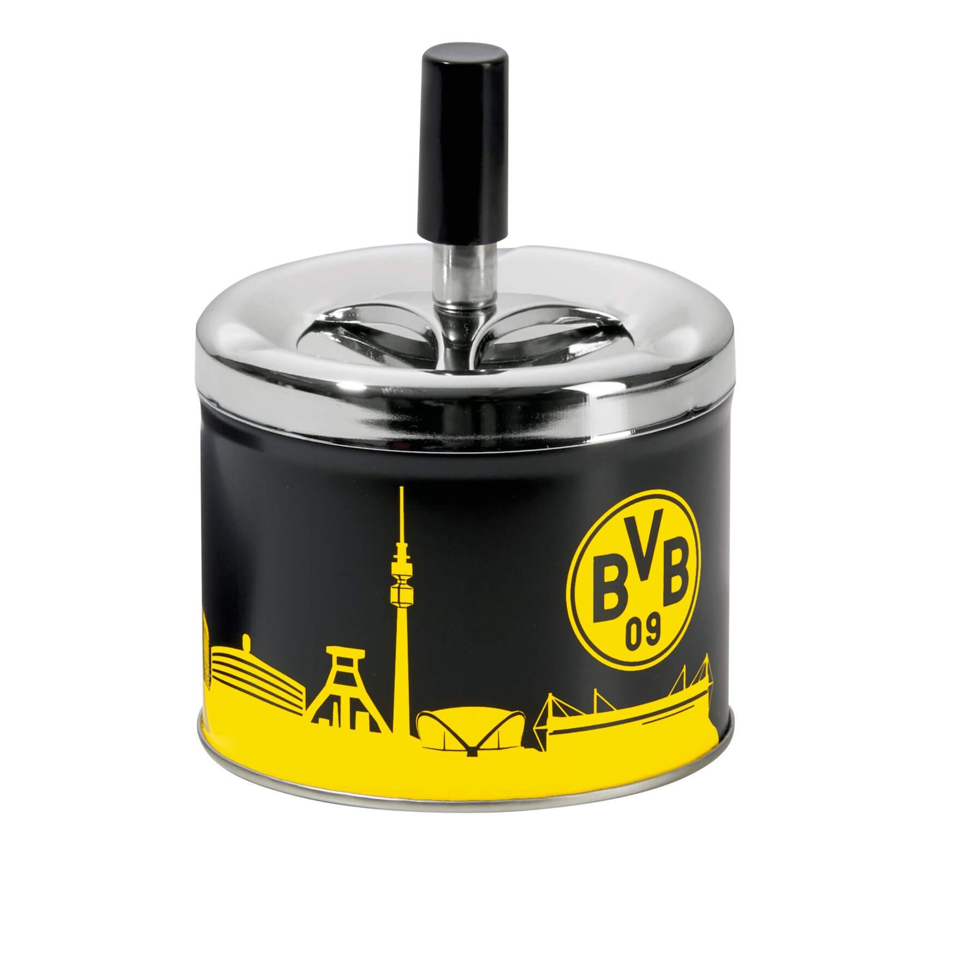 Borussia Dortmund - BVB Aschenbecher mit Deckel, Metall' kaufen