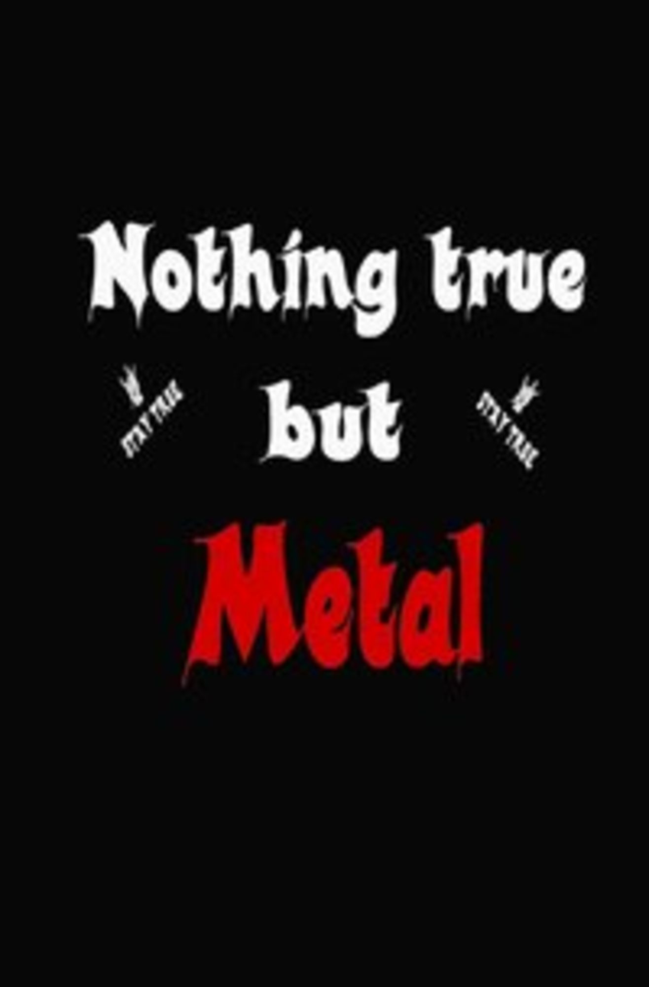 'Lustig Heavy Metal Sprüche Notizbuch für Metal und Rock Fans punktiert
