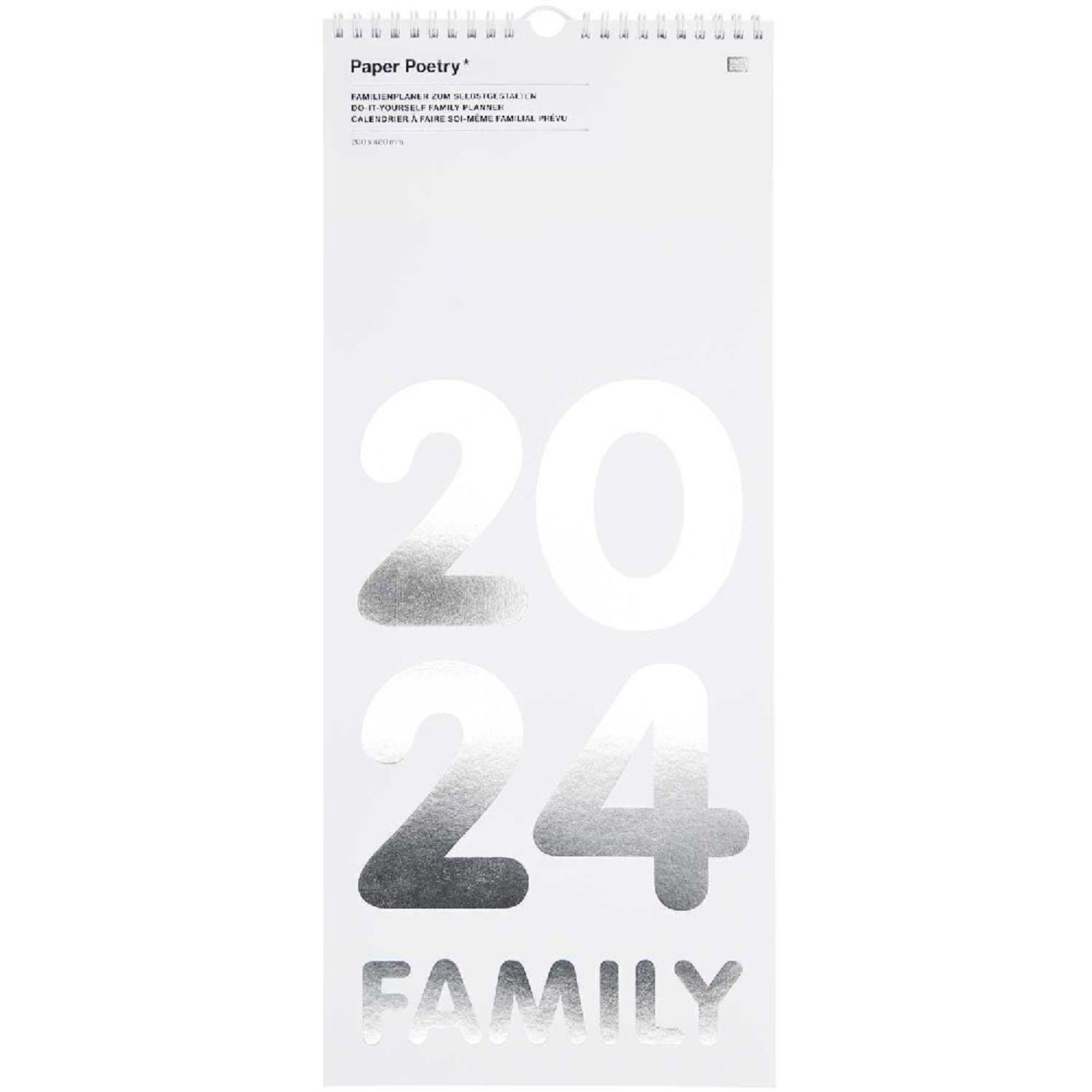 HEYE Familienplaner Design 2024 23445 DE 21x45cm - Ecomedia AG