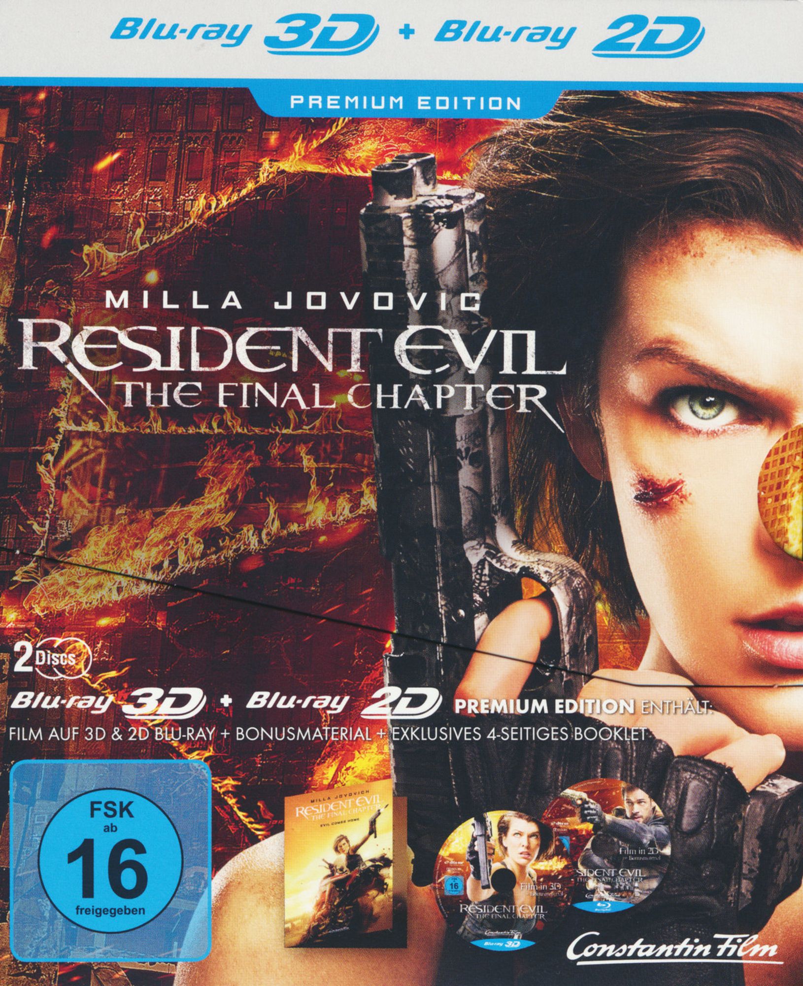 Resident Evil: The Final Chapter 3D + 2D (Blu-ray 3D + Blu-ray)