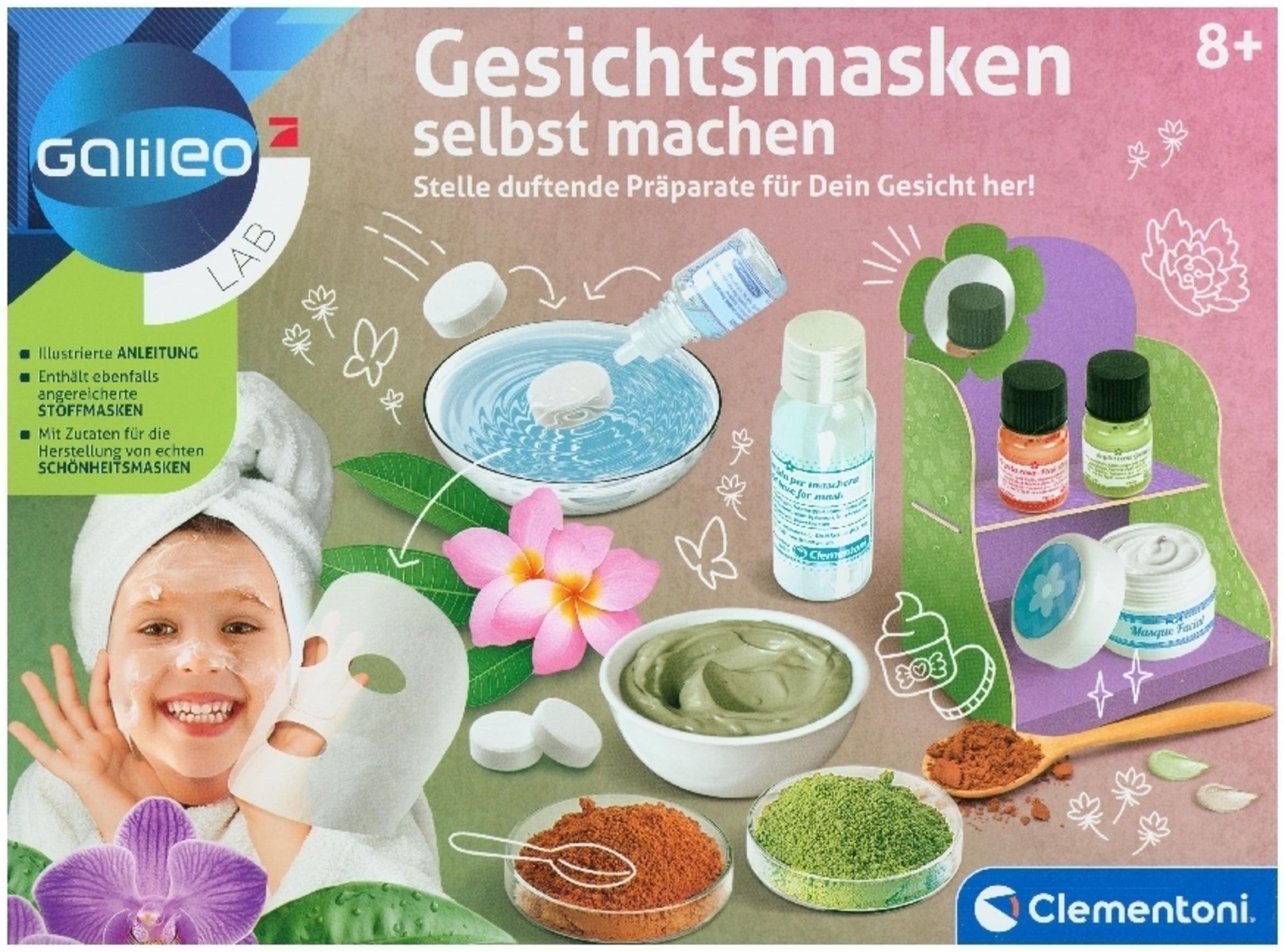 Clementoni - Galileo - Gesichtsmasken selbst machen' kaufen - Spielwaren
