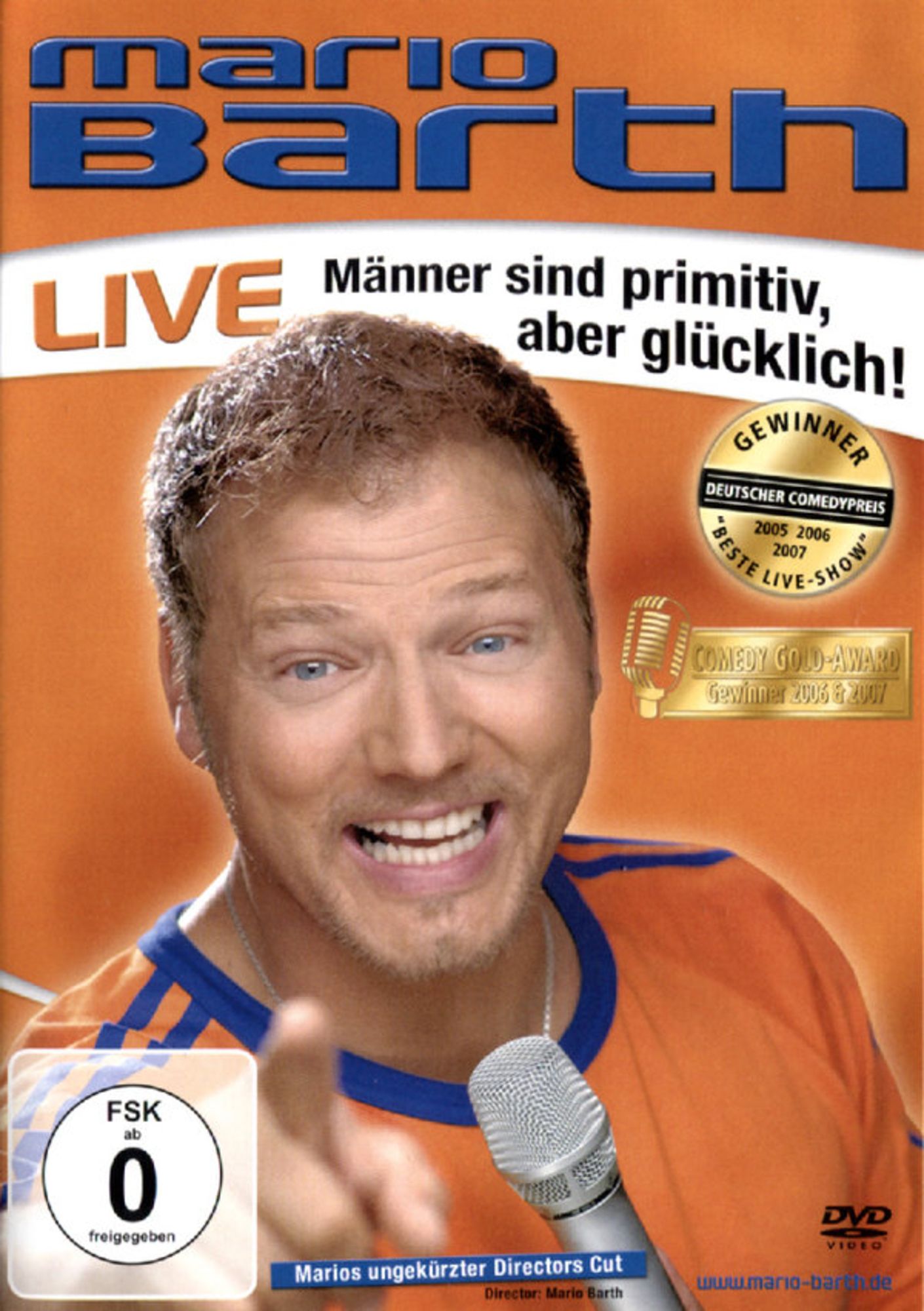 Mario Barth - Männer sind primitiv, aber glücklich!/Live als DVD