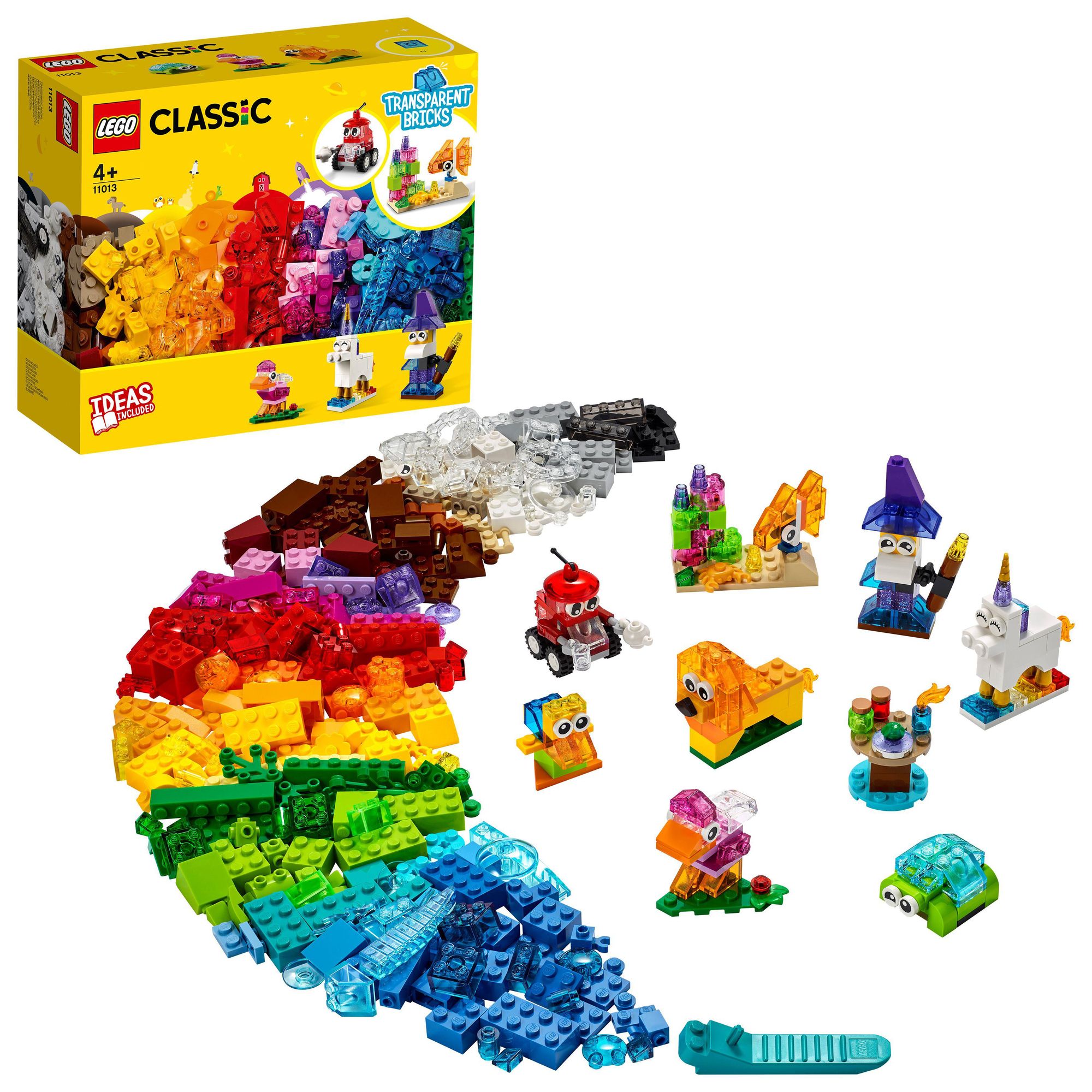 LEGO Classic 11013 Kreativ-Bauset mit durchsichtigen Steinen und Tieren\'  kaufen - Spielwaren