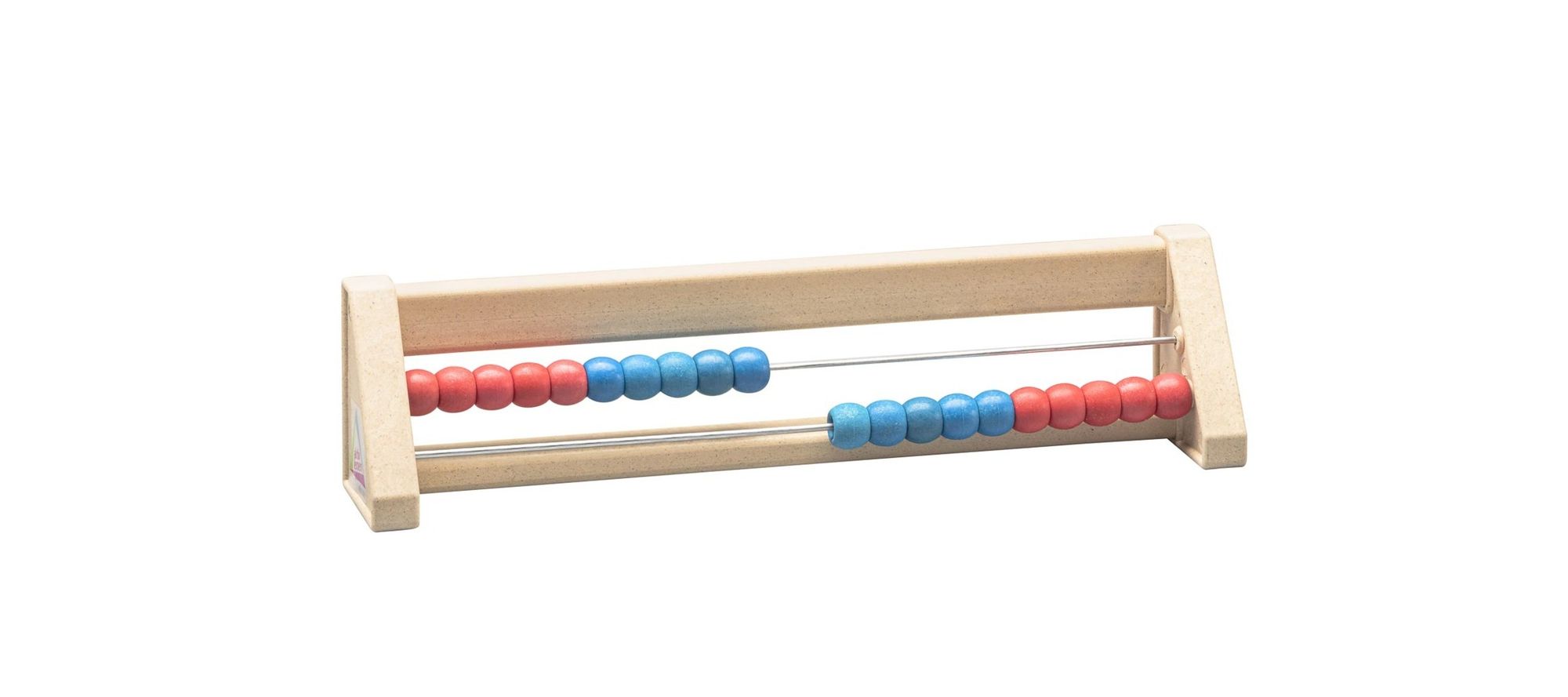Abakus System Oehl ReWood® student`s abacus 20`er Rechenrahmen rot und weiß 