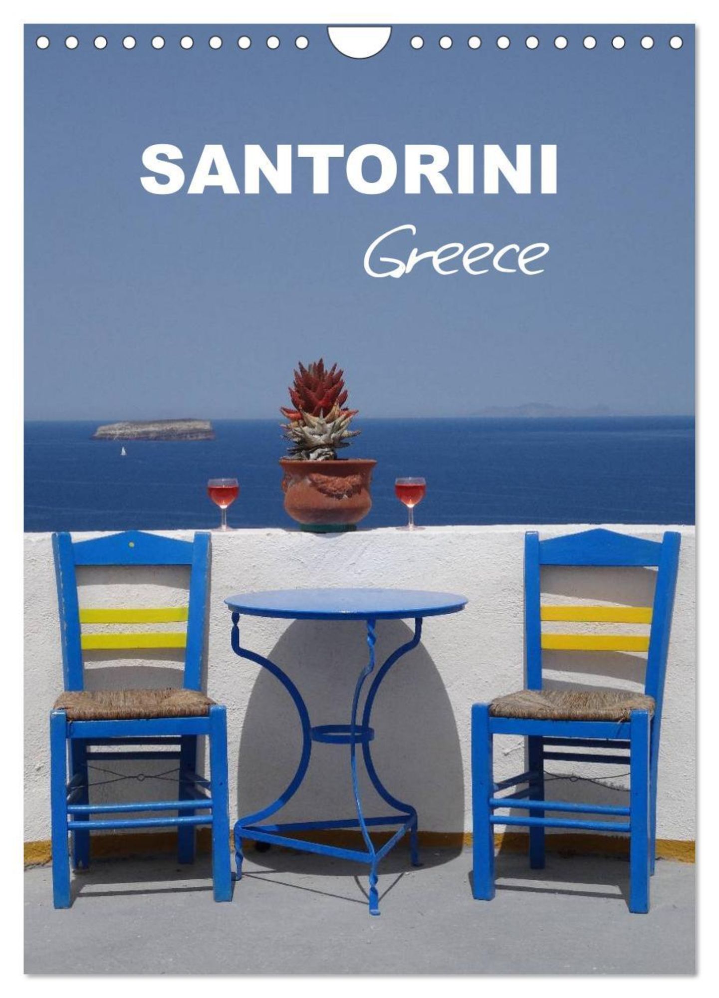 Santorini Greece (Wall Calendar 2025 DIN A4 portrait), CALVENDO 12