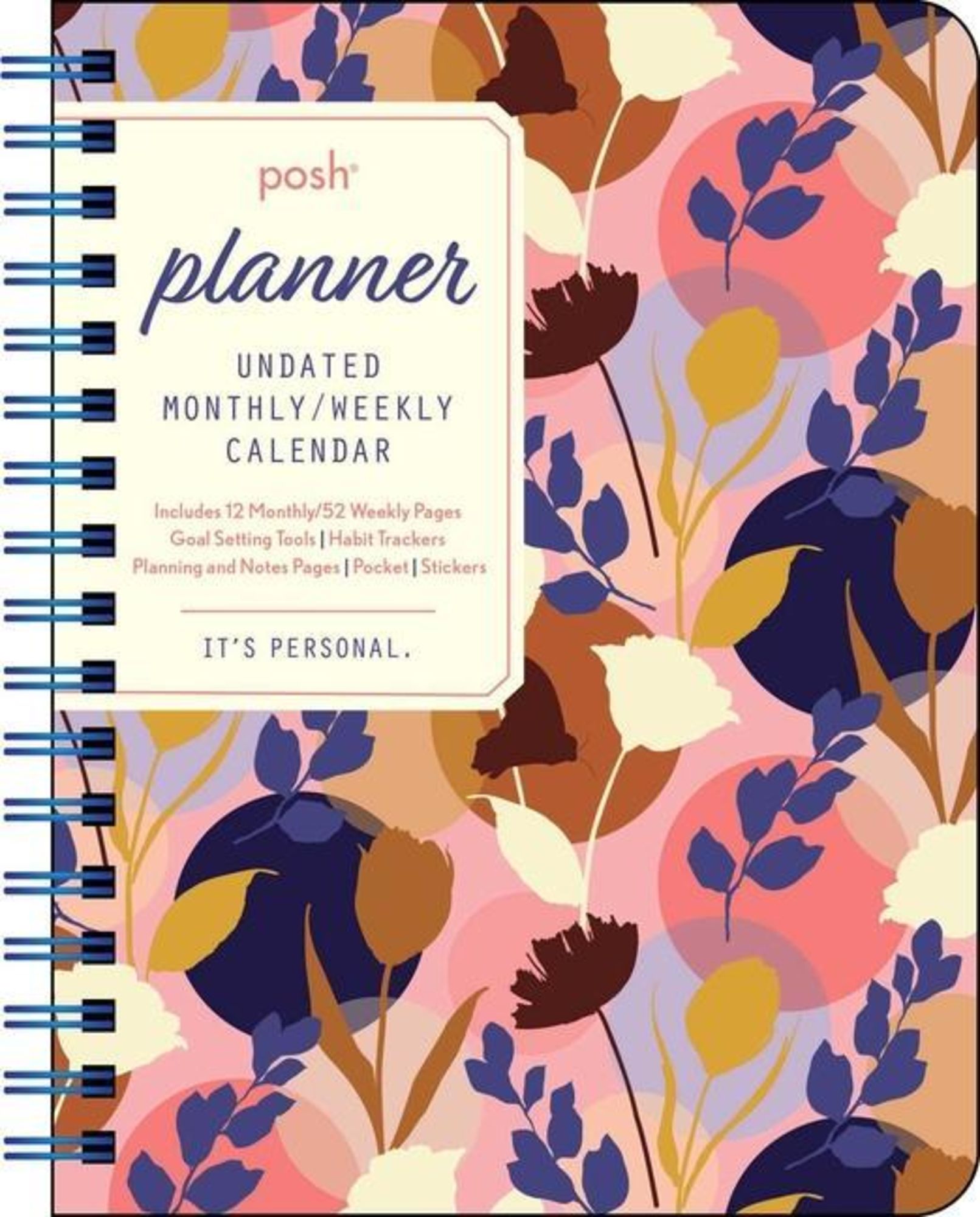 Posh Planner Undated Monthly/Weekly Calendar