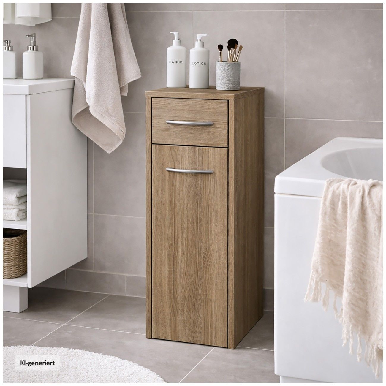 HTI-Living Mehrzweckschrank schmal Thekla Sonoma Mehrzweckschrank schmal Thekla Sonoma kaufen