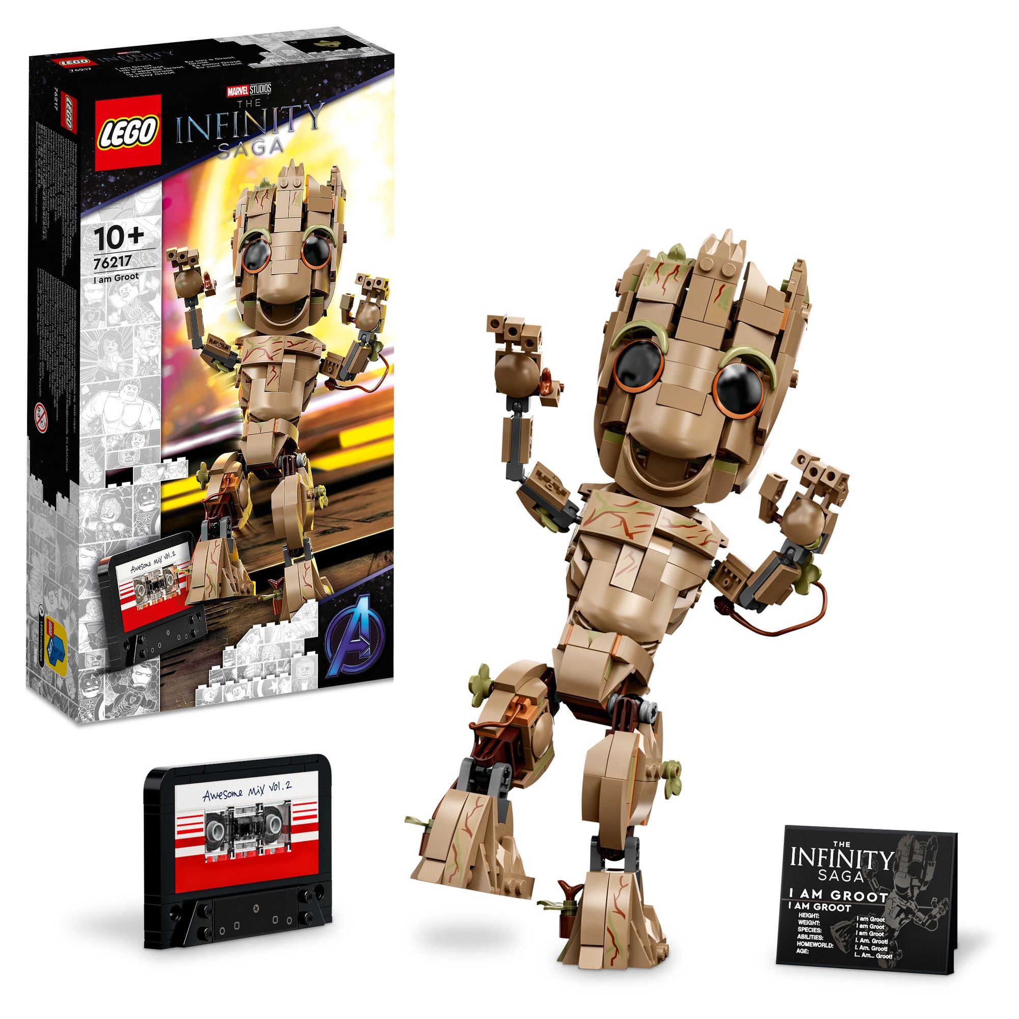 LEGO Marvel 76217 Ich bin Groot, Baby Groot-Figur, Spielzeug zum Bauen'  kaufen - Spielwaren