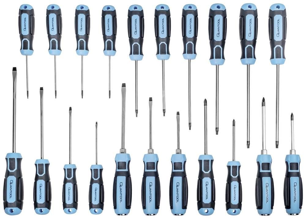 Brüder Mannesmann Bit-Schraubendreher Set – Inkl. 18 Bits, Robust & Langlebig Für Heimwerker