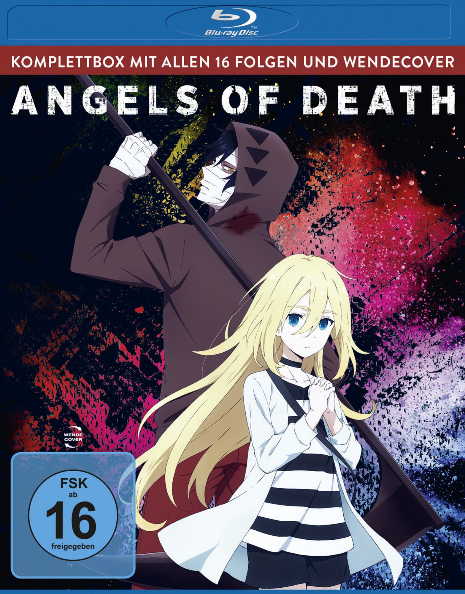 Angels of Death Anime Blu-ray Disc First Edition All 4 Volumes Set @09