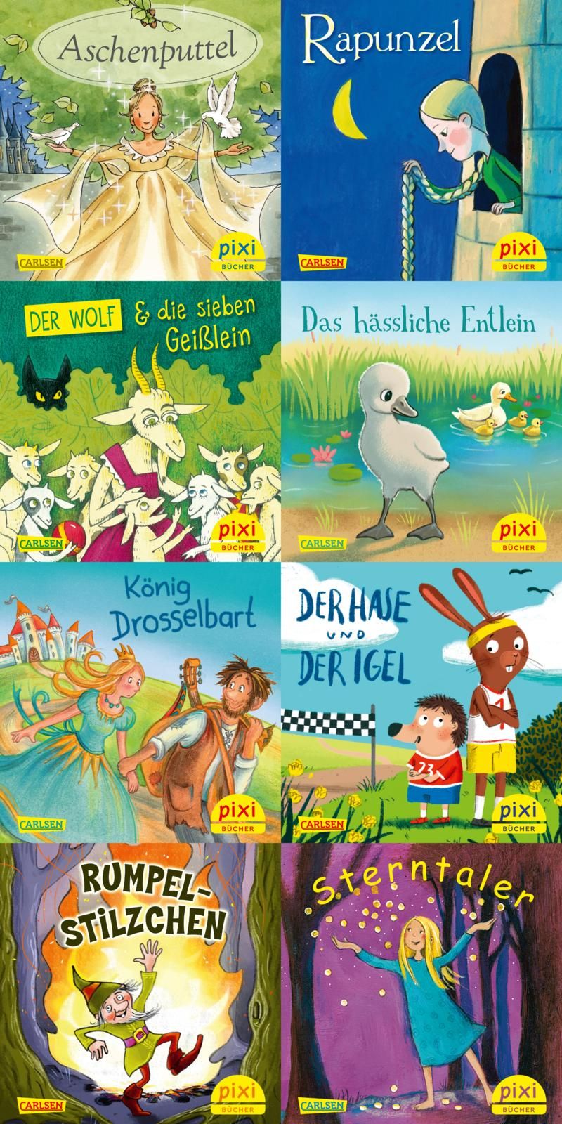 語学+参考書 PIXI-Buecher. Serie 145. Pixis grosse Welt der Tiere. 64 Exemplare a Euro 095 pixi-8er-set-264-aus-pixis-