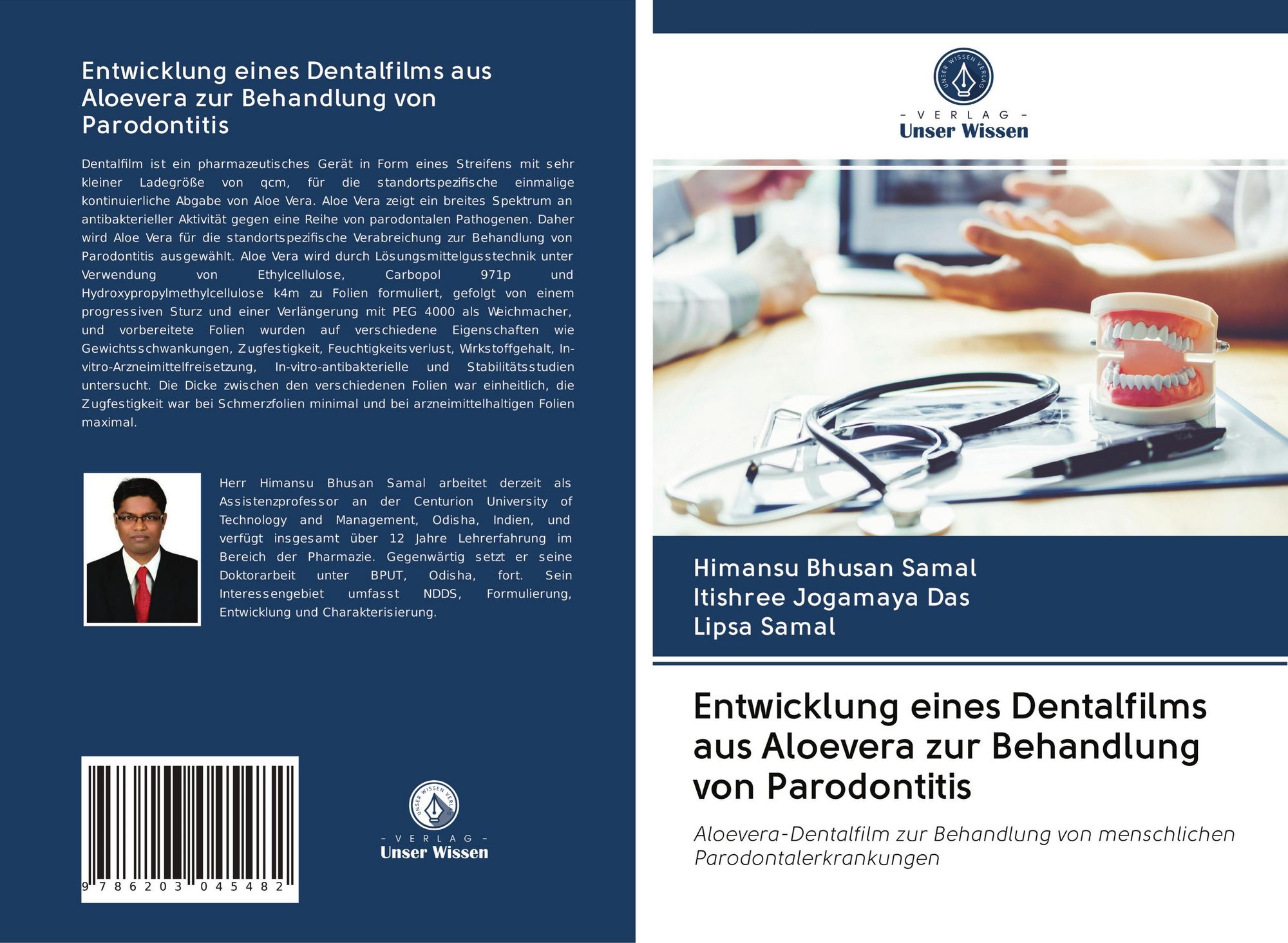 Entwicklung eines Dentalfilms aus Aloevera zur Behandlung von Parodontitis"  online kaufen