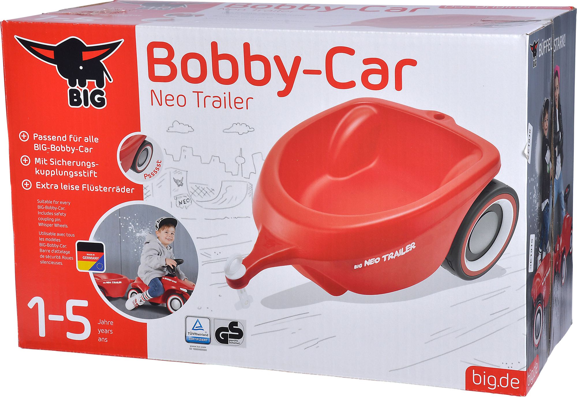 BIG - Bobby-Car Neo Trailer' kaufen - Spielwaren