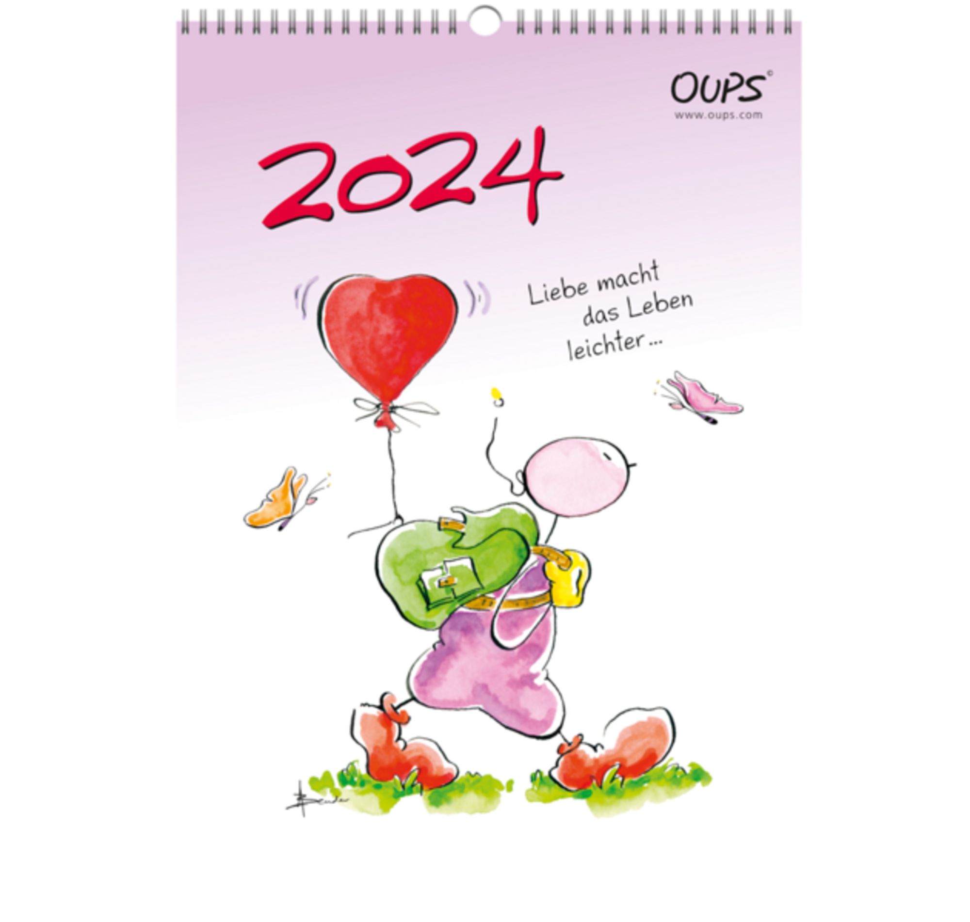 Oups Wandkalender 2024' - 'Wandkalender'