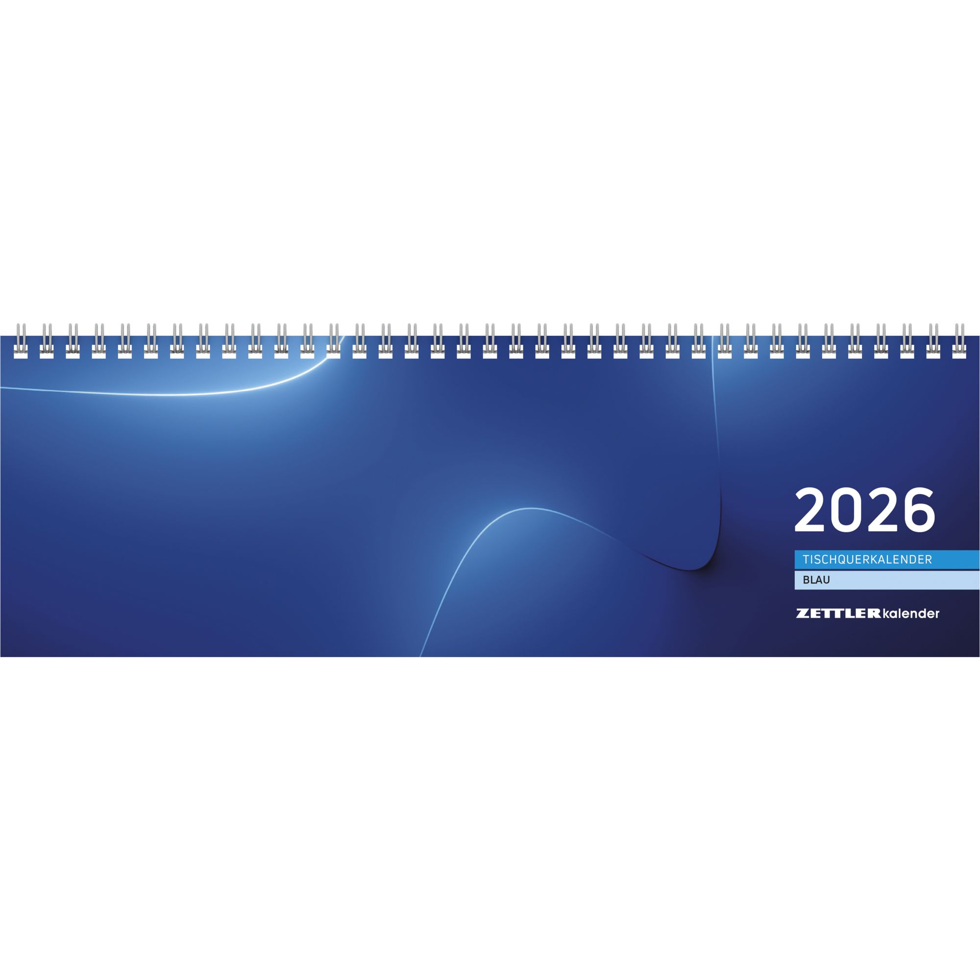 Tischquerkalender Recycling 2026 - 29,6x9,9 - 1 Woche auf 2