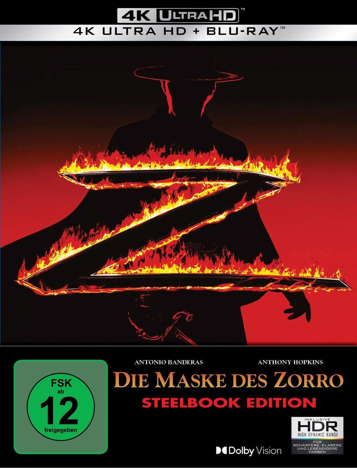 Die Maske des Zorro - Limitiertes Steelbook (4K Ultra HD+Blu-ray