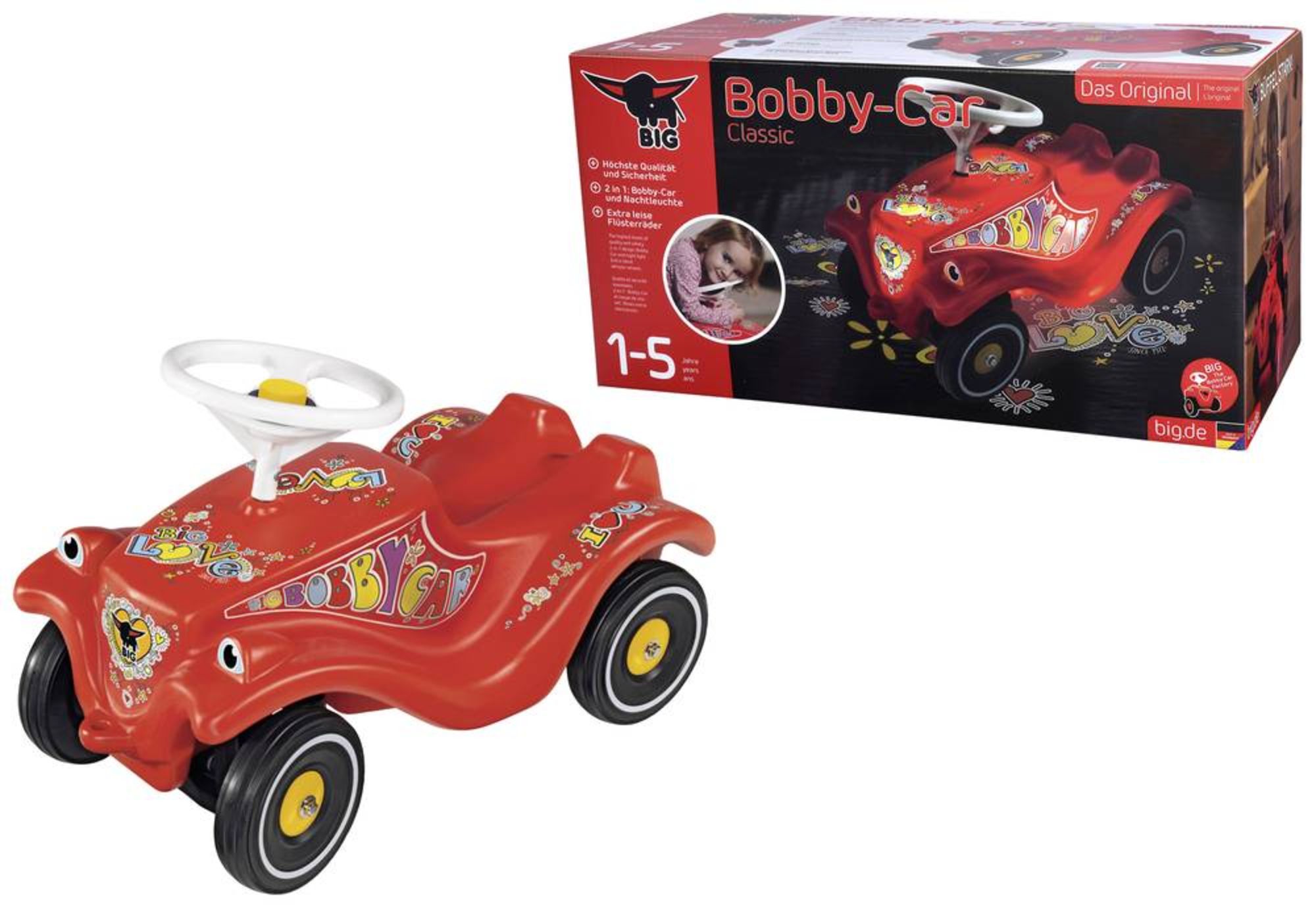 BIG 800056151 - BIG Bobby-Car CLASSIC Lumi, mit LED, Rutscher Fahrzeug'  kaufen - Spielwaren