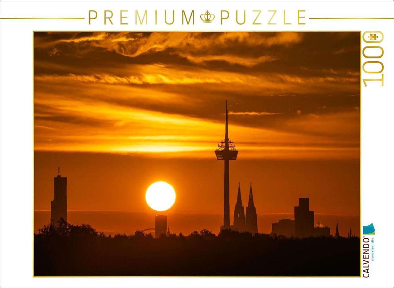 CALVENDO Puzzle 'Sonnenuntergang Bei Annaberg' 1000 Teile – 64x48 Cm, Premium-Qualität Aus Europa, Für Erwachsene