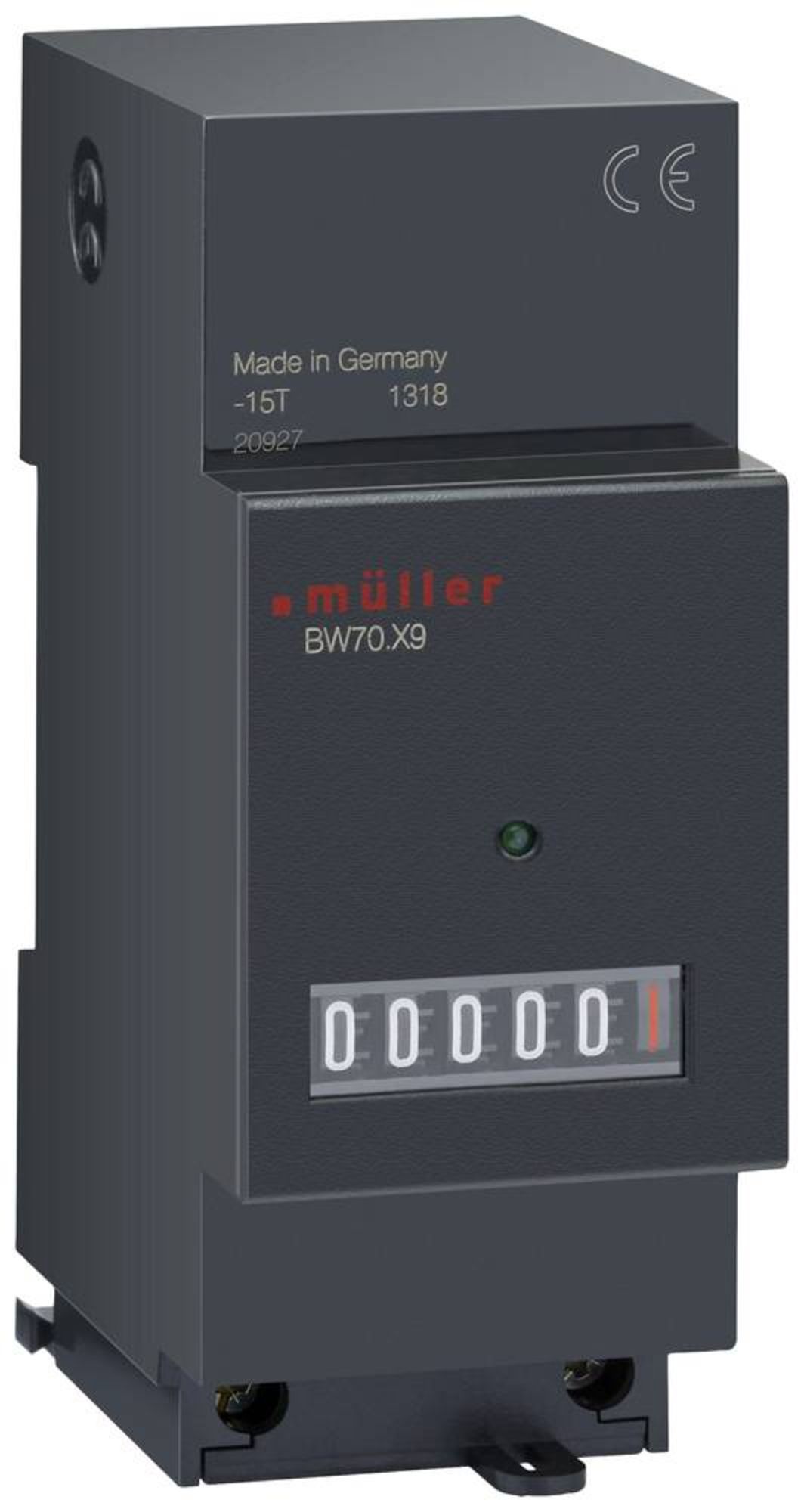 Müller BW 70.29 230V 50-60Hz Betriebsstundenzähler Rollenzählwerk