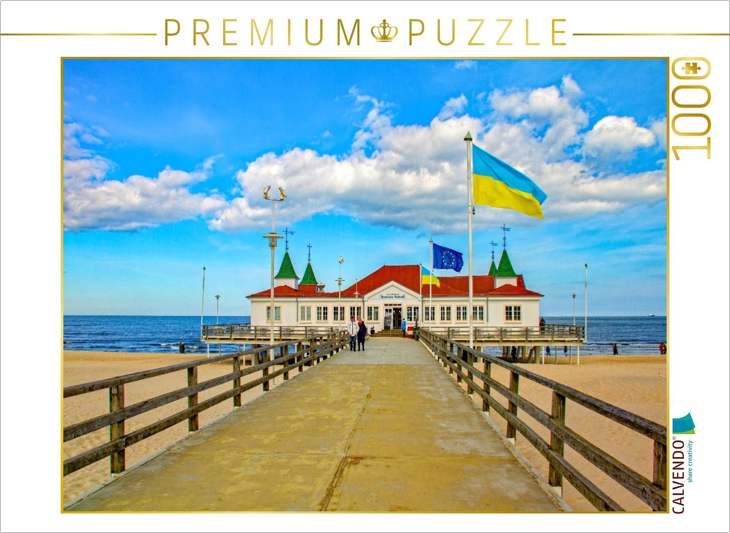 CALVENDO Puzzle ‚An Der Seebrücke‘ – 1000 Teile, 64 X 48 Cm, Premium-Qualität Aus Europa