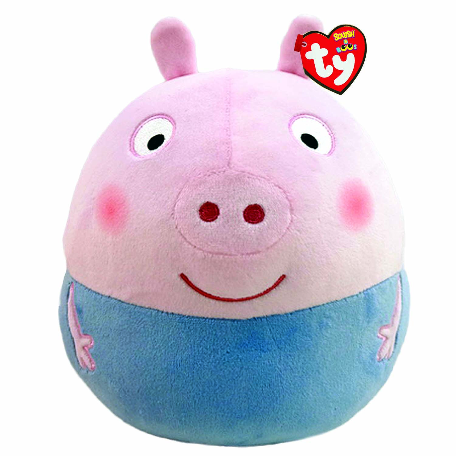 Peluche Peppa Pig Ty Beanies – 15 Cm, Tissu Ultra Doux, Lavable En Surface, Dès 36 Mois