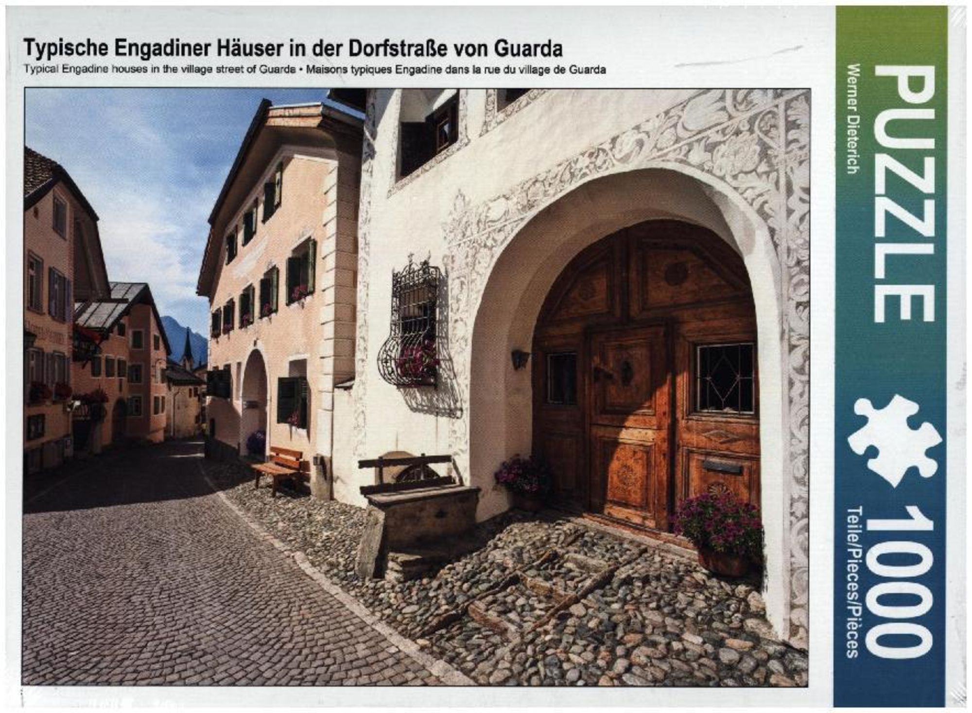 Typische Engadiner Häuser in der Dorfstraße von Guarda (Puzzle)' kaufen -  Spielwaren