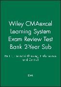 taka2uc様Wiley CMA excel LEARNING Part1&2 Wiley CMAexcel Learning System Exam Review Test Bank 2-Year Sub