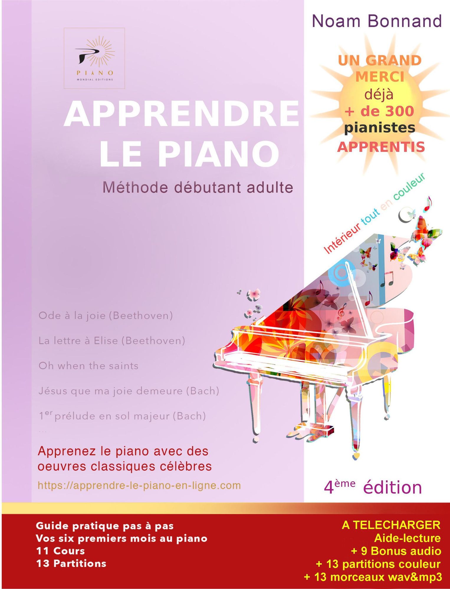 Apprendre le Piano Méthode Débutant Adulte (couleur)' von 'Noam