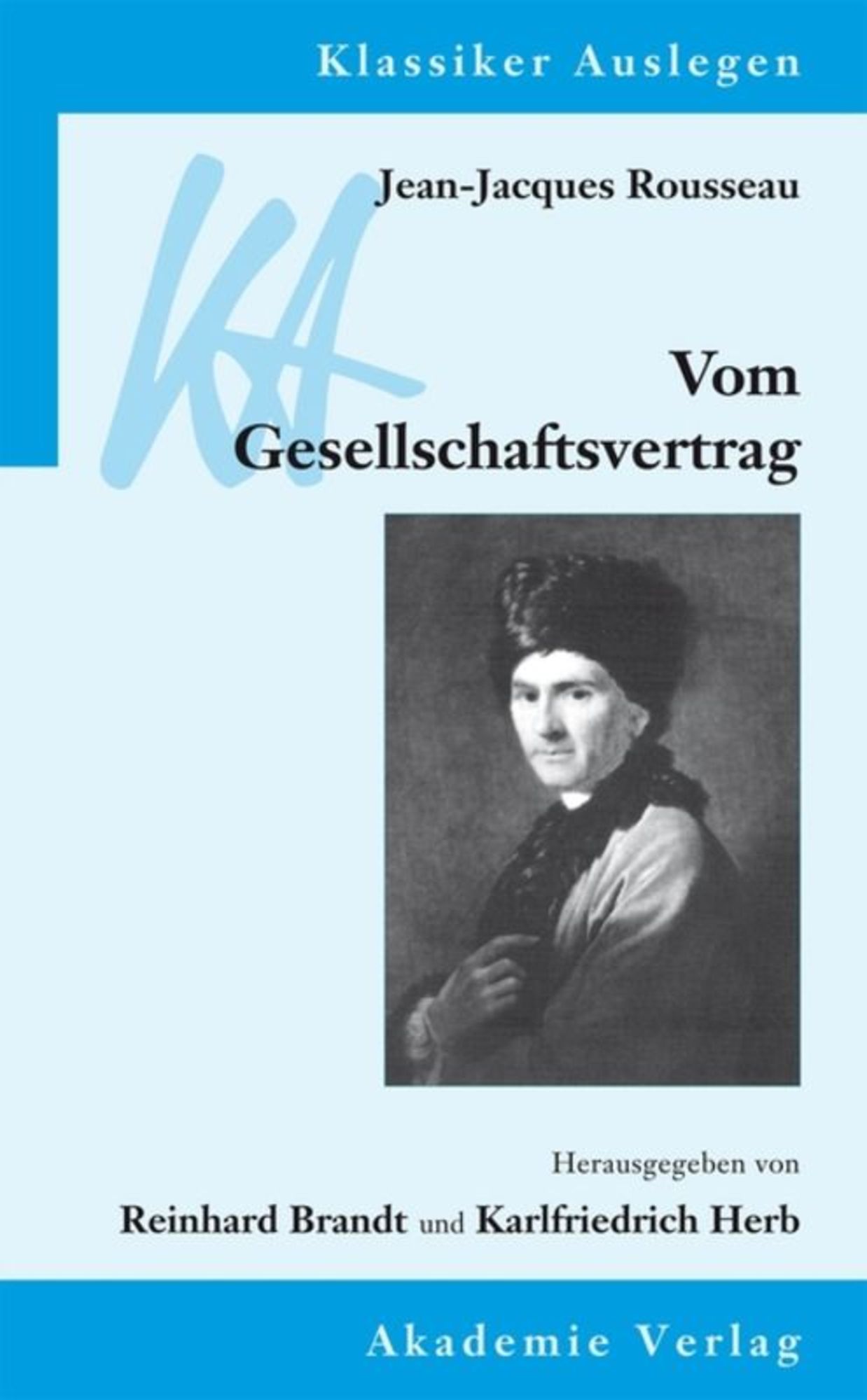 'JeanJacques Rousseau Vom Gesellschaftsvertrag' von 'Jean Jaques