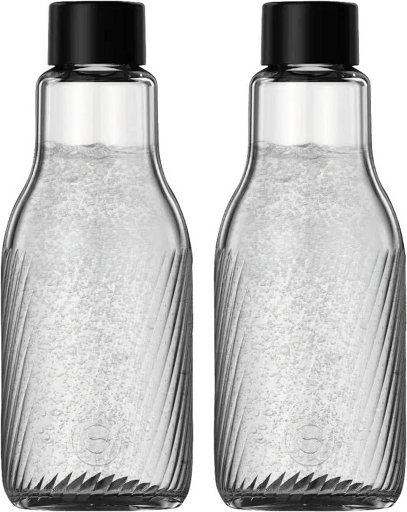 Sodastream Glaskaraffe Crystal Glaskaraffe DWS 1L, Schwarz, Transparent kaufen