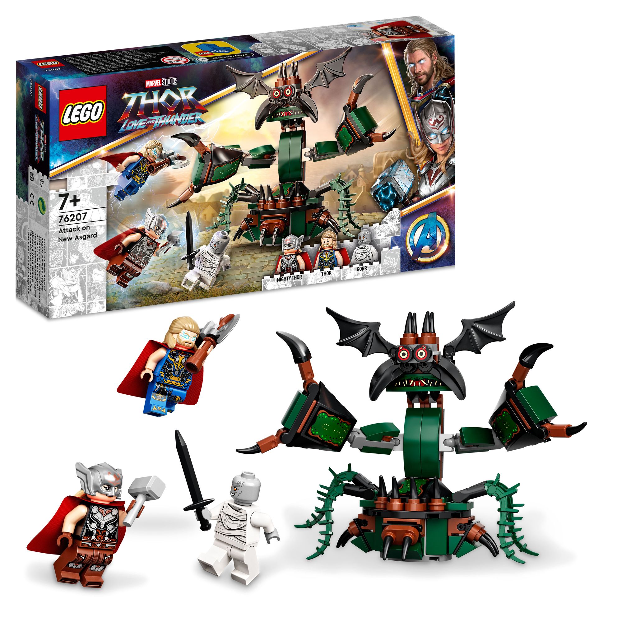 LEGO Marvel 76207 Angriff auf New Asgard mit 2 Thor-Minifiguren' kaufen -  Spielwaren