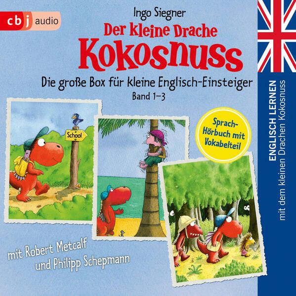 Englisch lernen mit dem kleinen Drachen Kokosnuss - Die große Box für