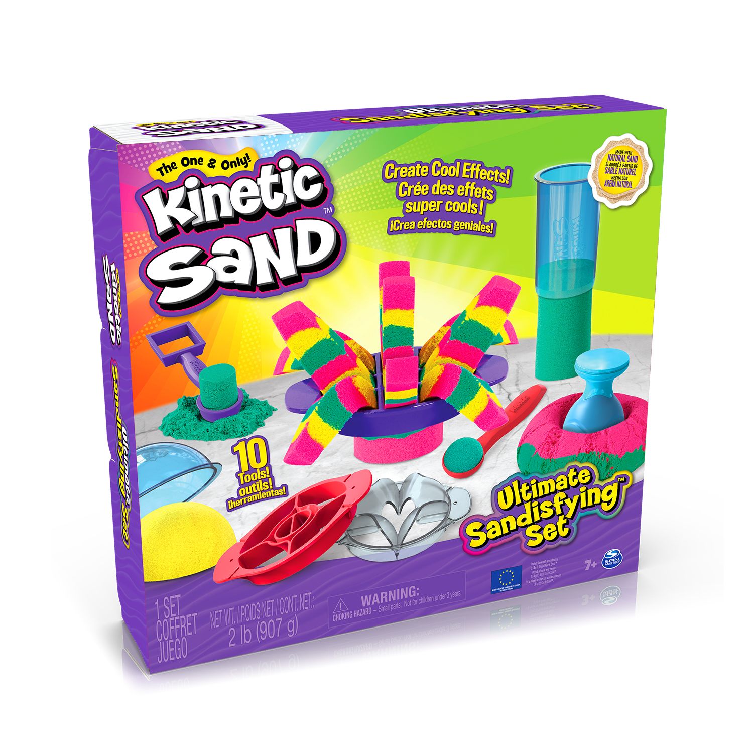 Kinetic Sand Ultimate Sandisfying Set mit 907 g Kinetic Sand und 10 Werkzeugen kaufen Spielwaren Thalia