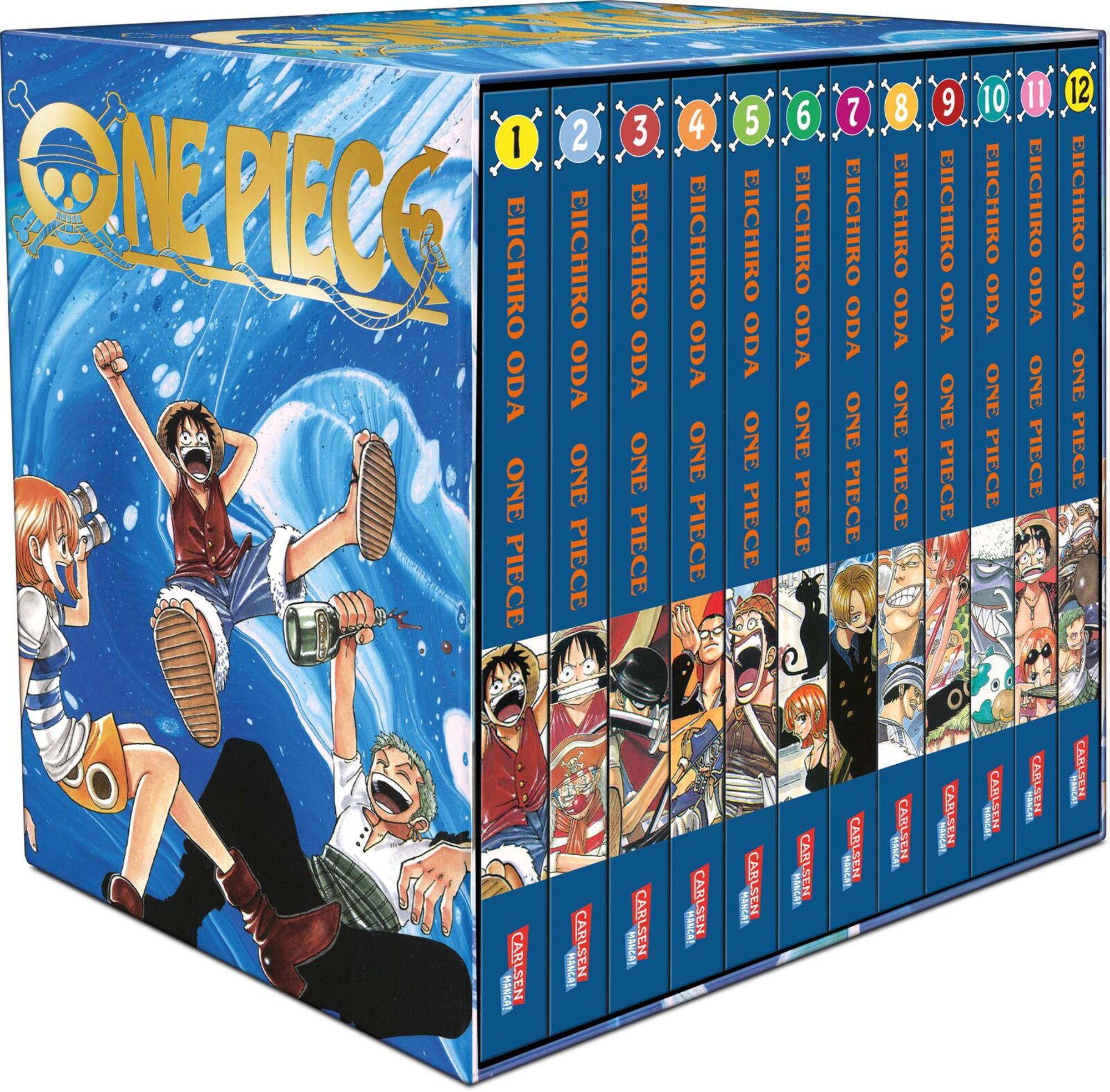 One Piece Sammelschuber 1: East Blue (inklusive Band 1–12) von Eiichiro  Oda - Buch - 978-3-551-02437-4