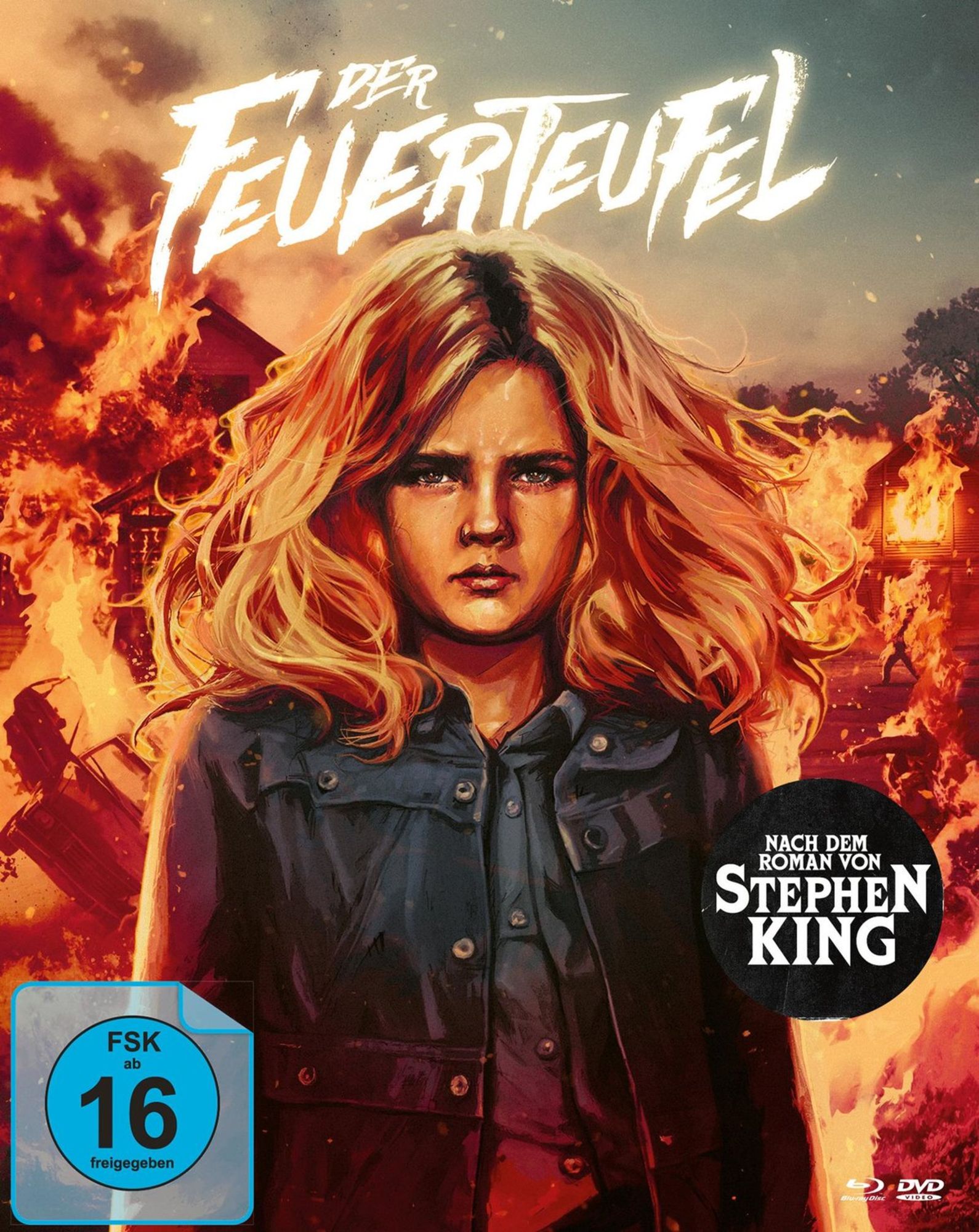 Stephen Kings Feuerteufel (Firestarter) - Mediabook - Cover B (+ DVD)' von  'Mark L. Lester' - 'Blu-ray'