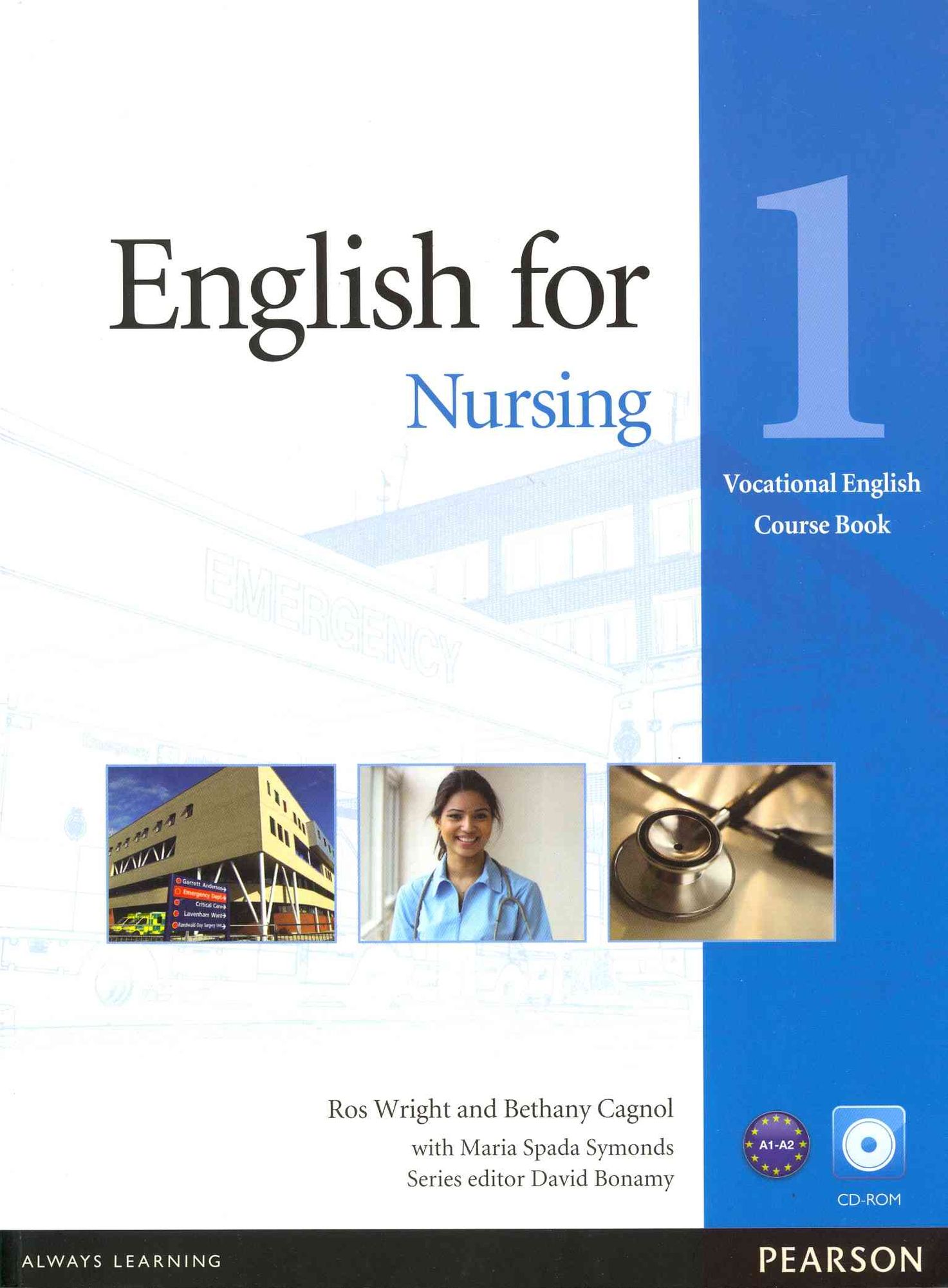 Schulbuch　'978-1-4082-6993-0'　CD-ROM'　R:　for　Nursing　and　Coursebook　Level　English　Wright,　'Englisch'