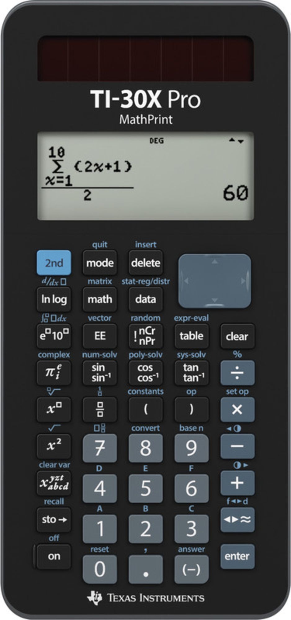 TEXAS INSTRUMENTS TI-30XA CALCOLATRICE SCIENTIFICA