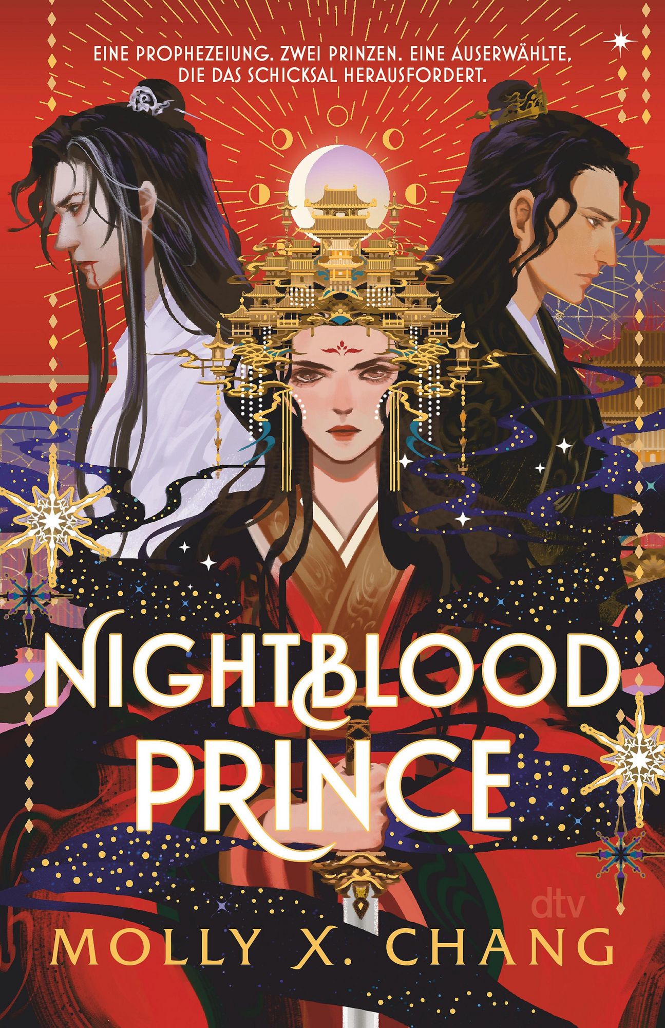 Bücherblog. Rezension. Buchcover. Nightblood Prince (Bd.1) von Molly X. Chang.