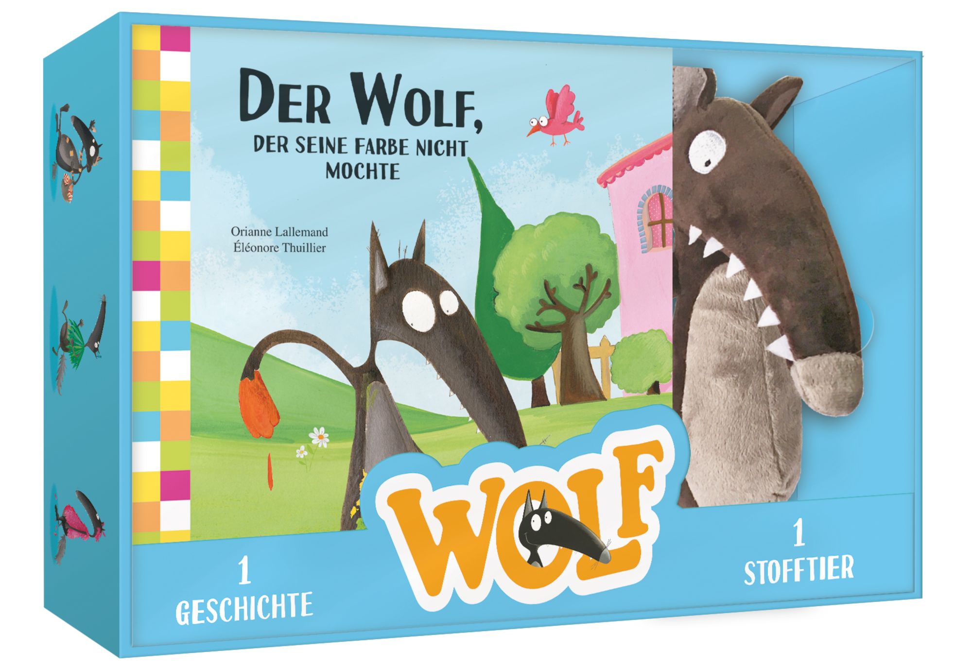 Meine Wolf-Box - mit Buch und Stofftier' von 'Orianne Lallemand 