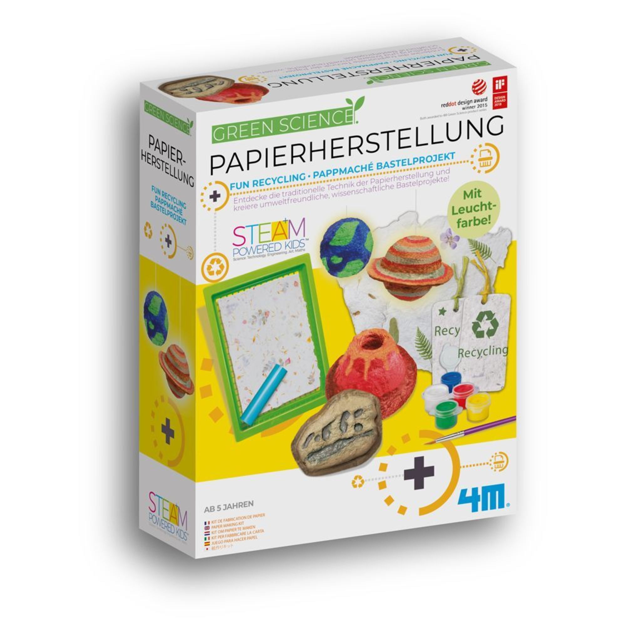 Kit fabrication de papier 4M Green Science