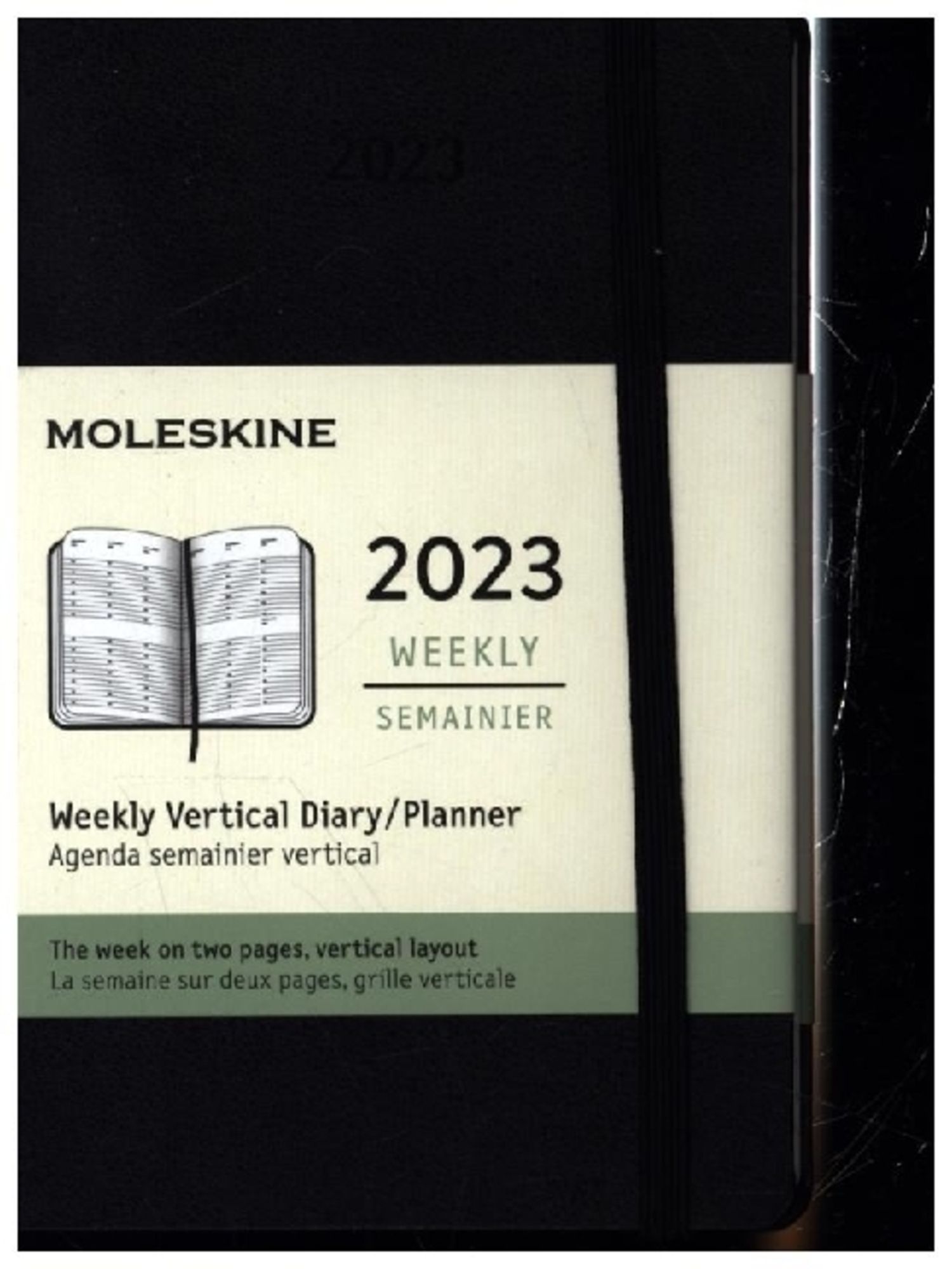 Moleskine 12 Monate Wochenkalender 2023, Pocket/A6, 1 Wo = 2 Seiten ...