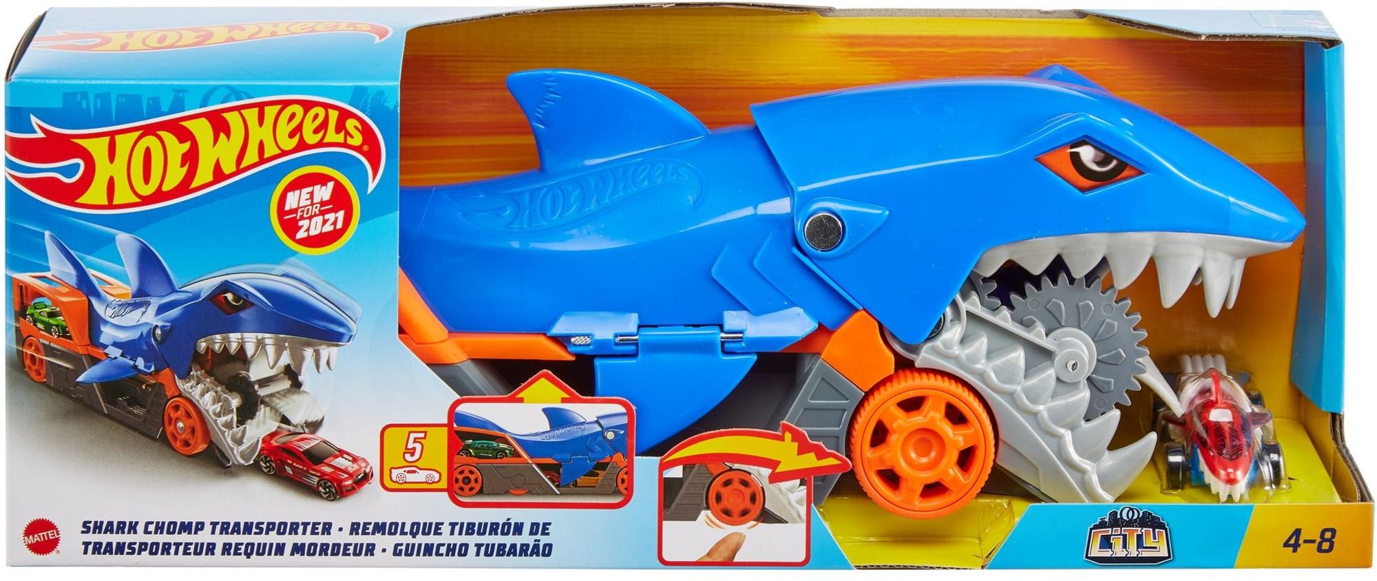 für Hai-Transporter - Spielzeugautos\' Hungriger Wheels 5 zu - Spielwaren Hot bis kaufen