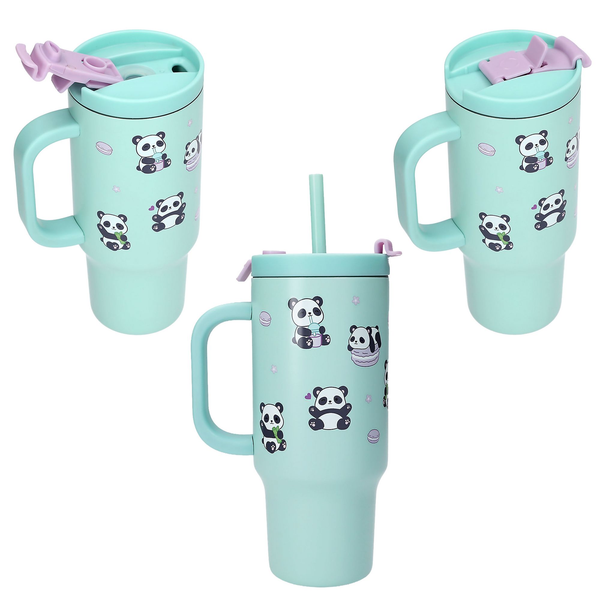 PENFection To Go Becher mit Strohhalm PANDA kaufen