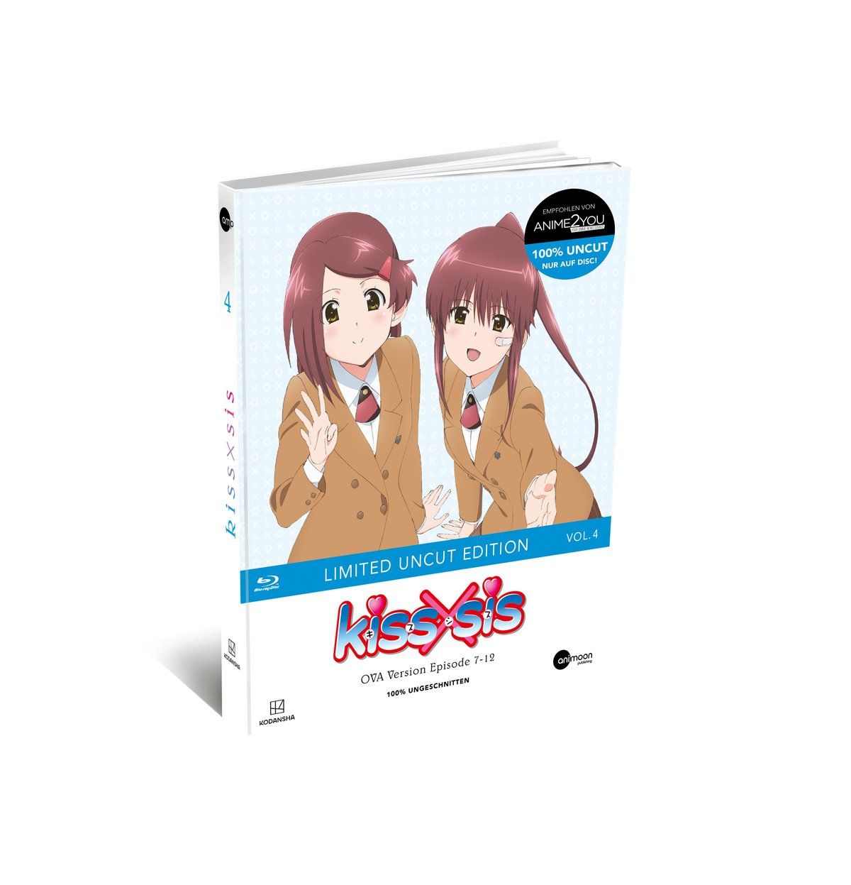 Kiss x Sis Vol.4 (OVA 2) UNCUT EDITION von Kiss x. Sis (Blu-ray
