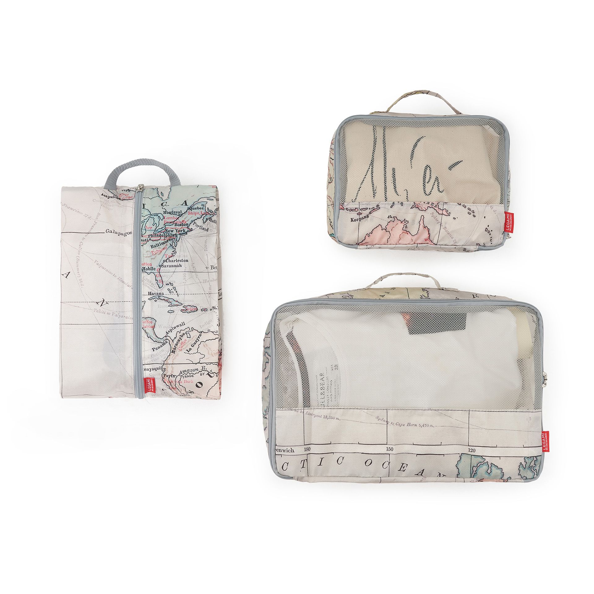 POFULL Kosmetiktasche 'GG Geschenk Oma' - 23,4 X 17,3 Cm, Baumwollleinen, Mit Reißverschluss