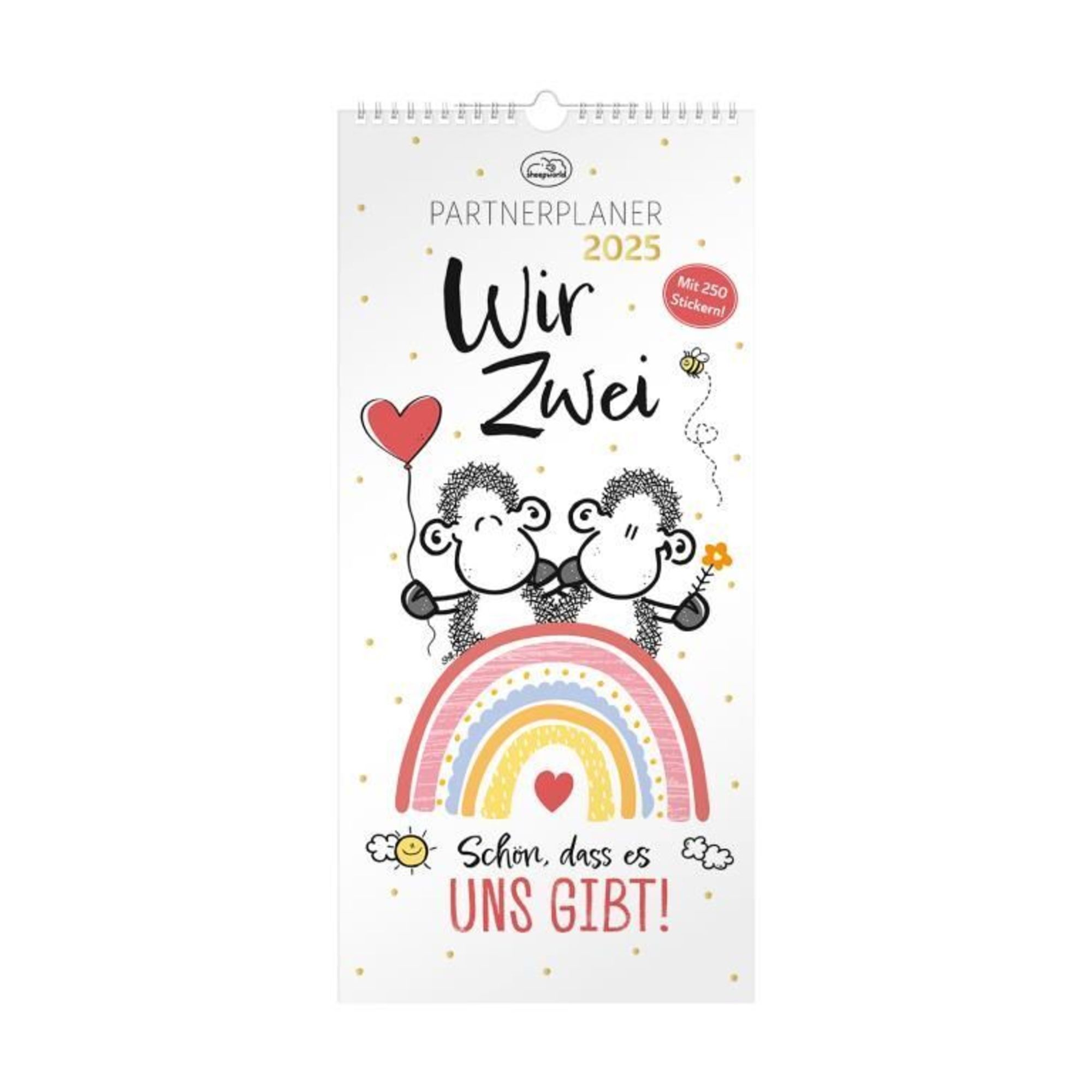 Sheepworld Partnerplaner 2025 Kalender Thalia