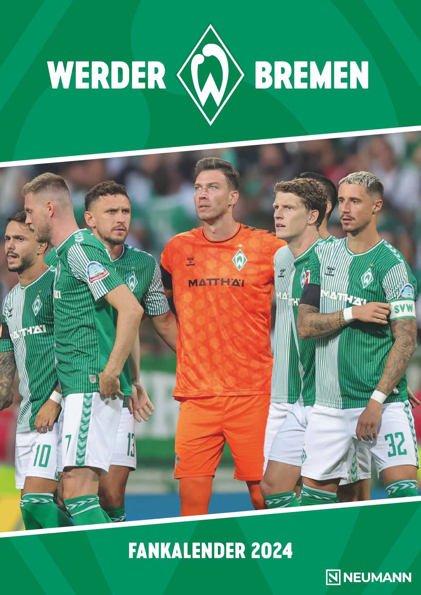 Werder Bremen 2024 - A3-Kalender - Fußball-Kalender - Fan