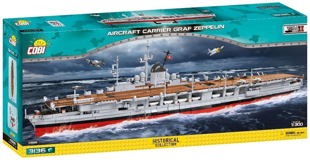COBI Historical Collection 4826 - Graf Zeppelin Flugzeugträger 