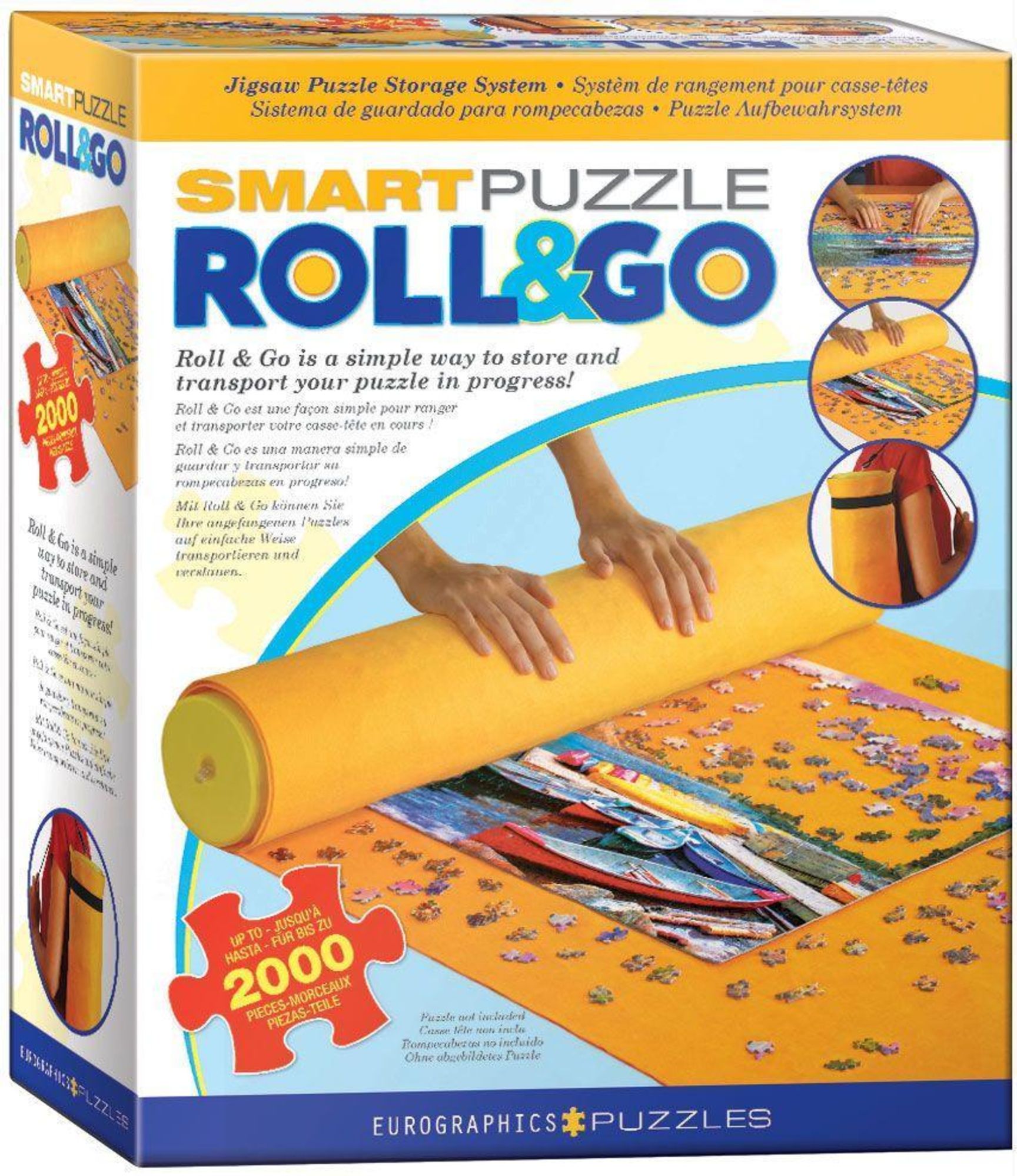 Anyingkai Roll and Store Puzzle Mat, Tragbare Puzzlematte,Matte für Puzzle  2000 Teile,Puzzlematte zum Rollen,Puzzlematte Bis 2000 Teile,Puzzle Matte